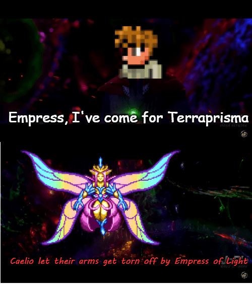 Accurate representation of me trying to get terraprisma with only post