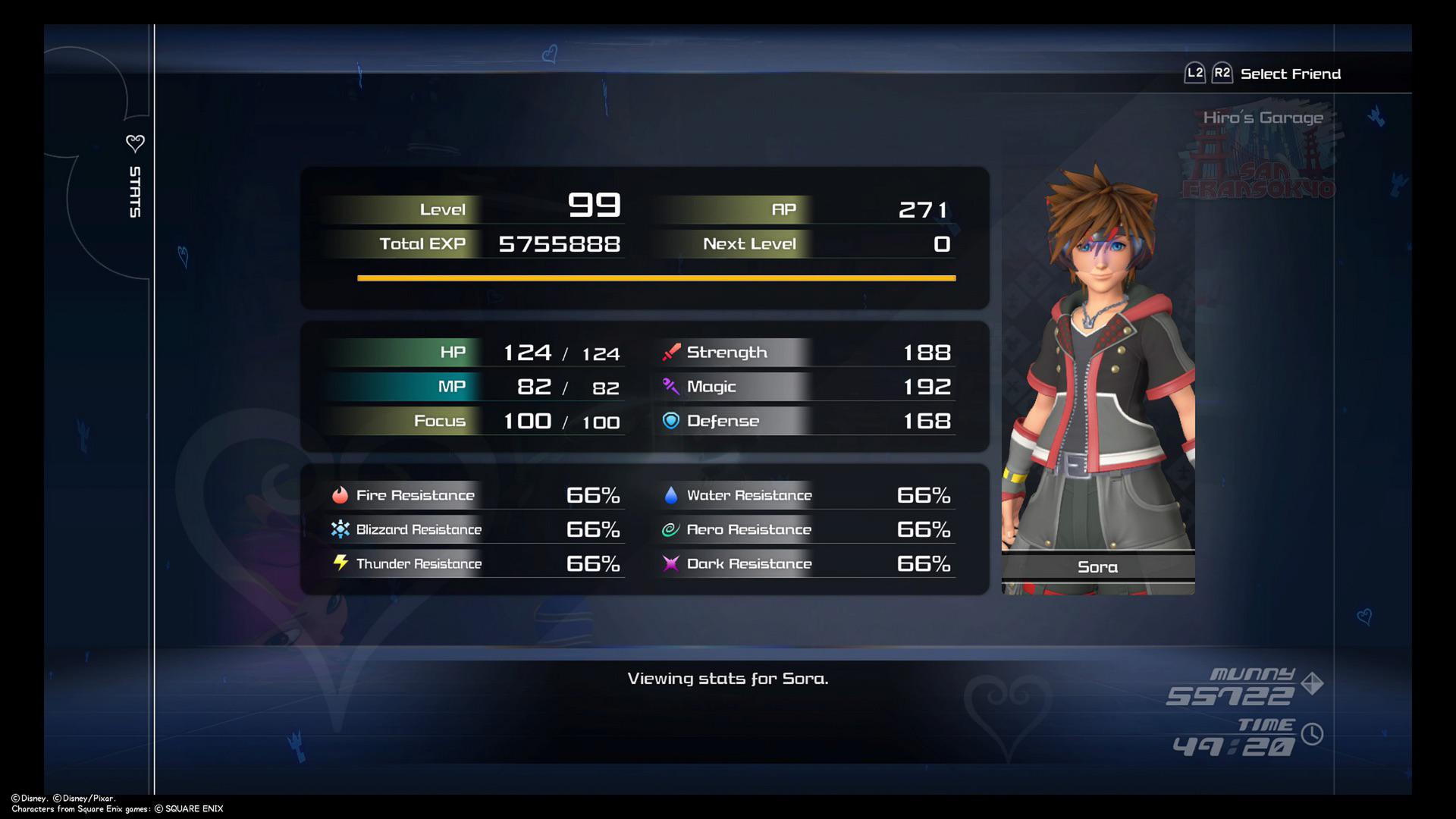 Hello, I just wanted to share that I maxed my stats in kh3. Now I just