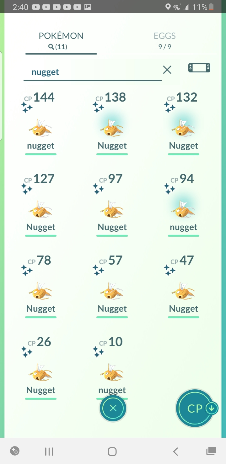 I'm gonna sell theese nuggets to the shop and hopefully get alot of