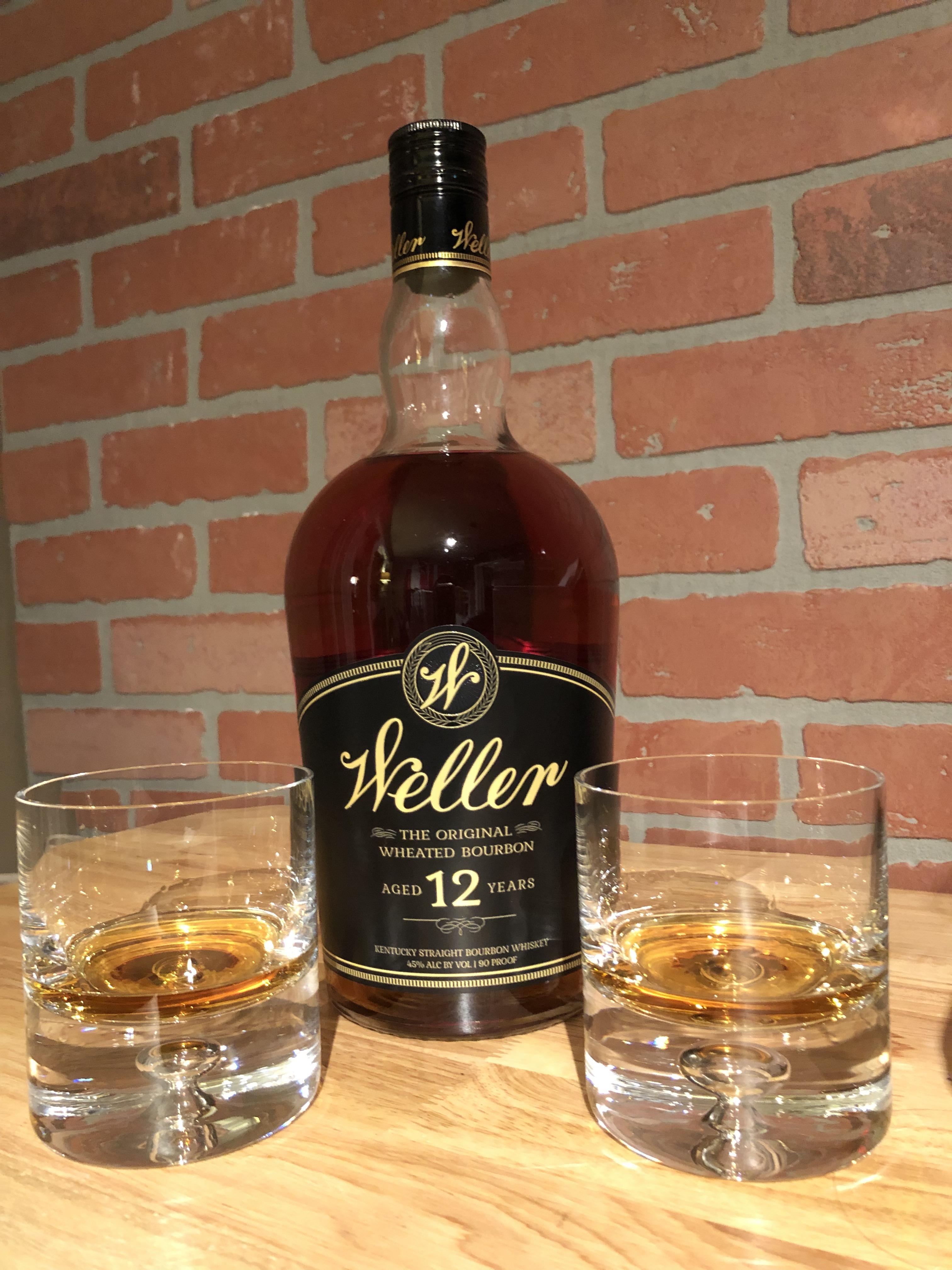 Weller 12, 1.75L...... Pictured his and hers samples r/Whiskyporn