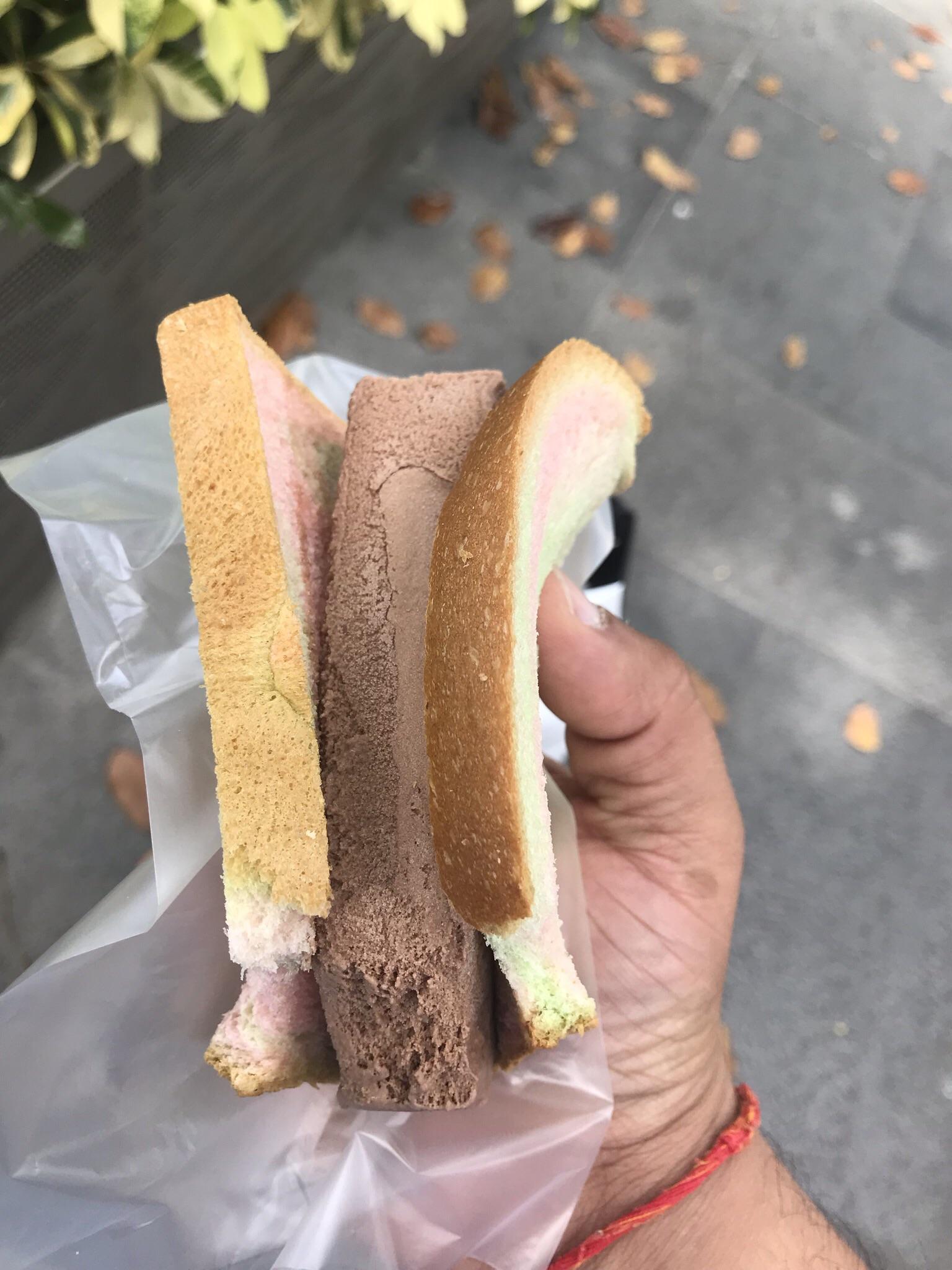 In Singapore, they take Ice Cream Sandwich quite literally. Saw a
