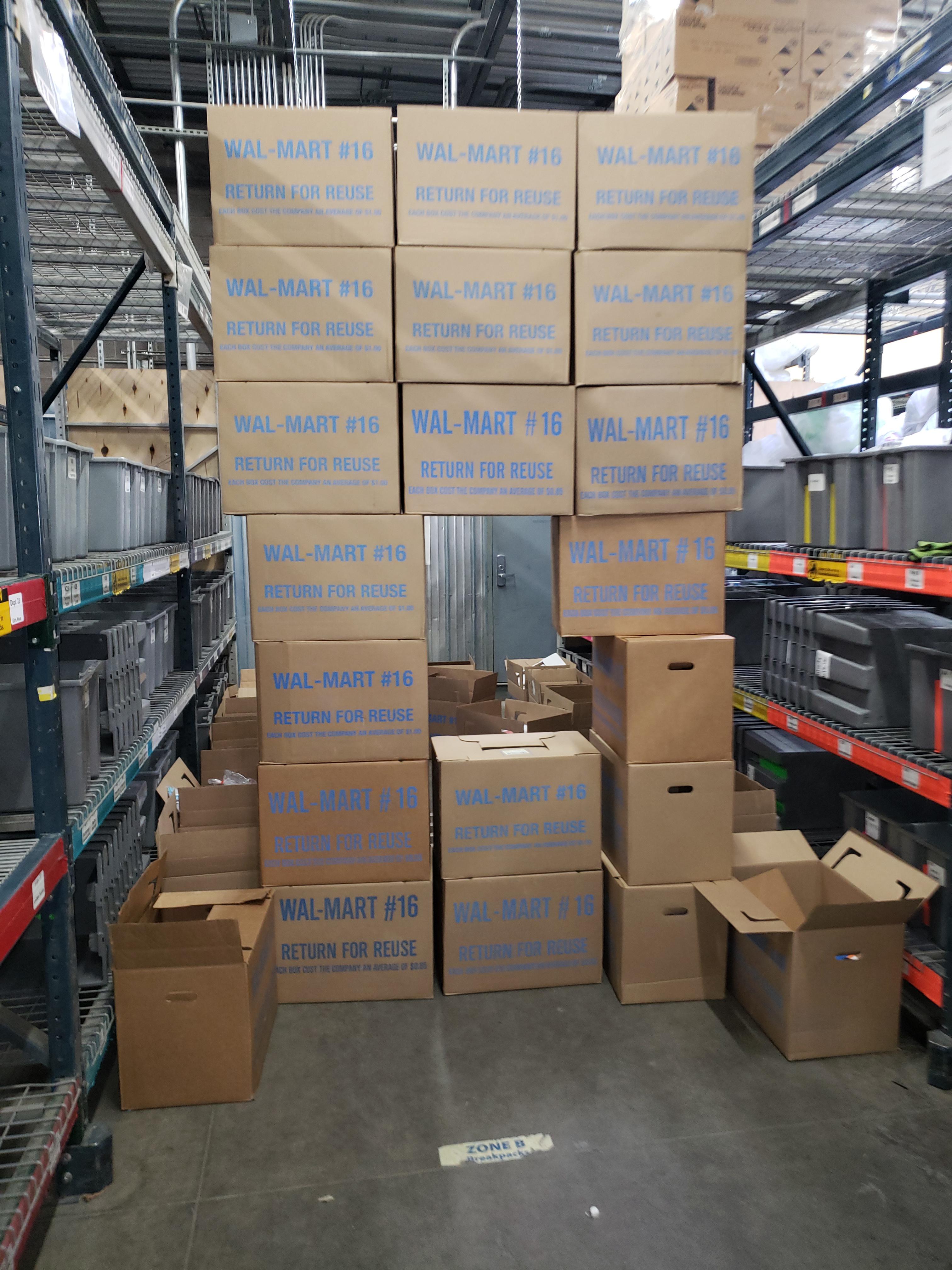 Breakpack fort! r/walmart