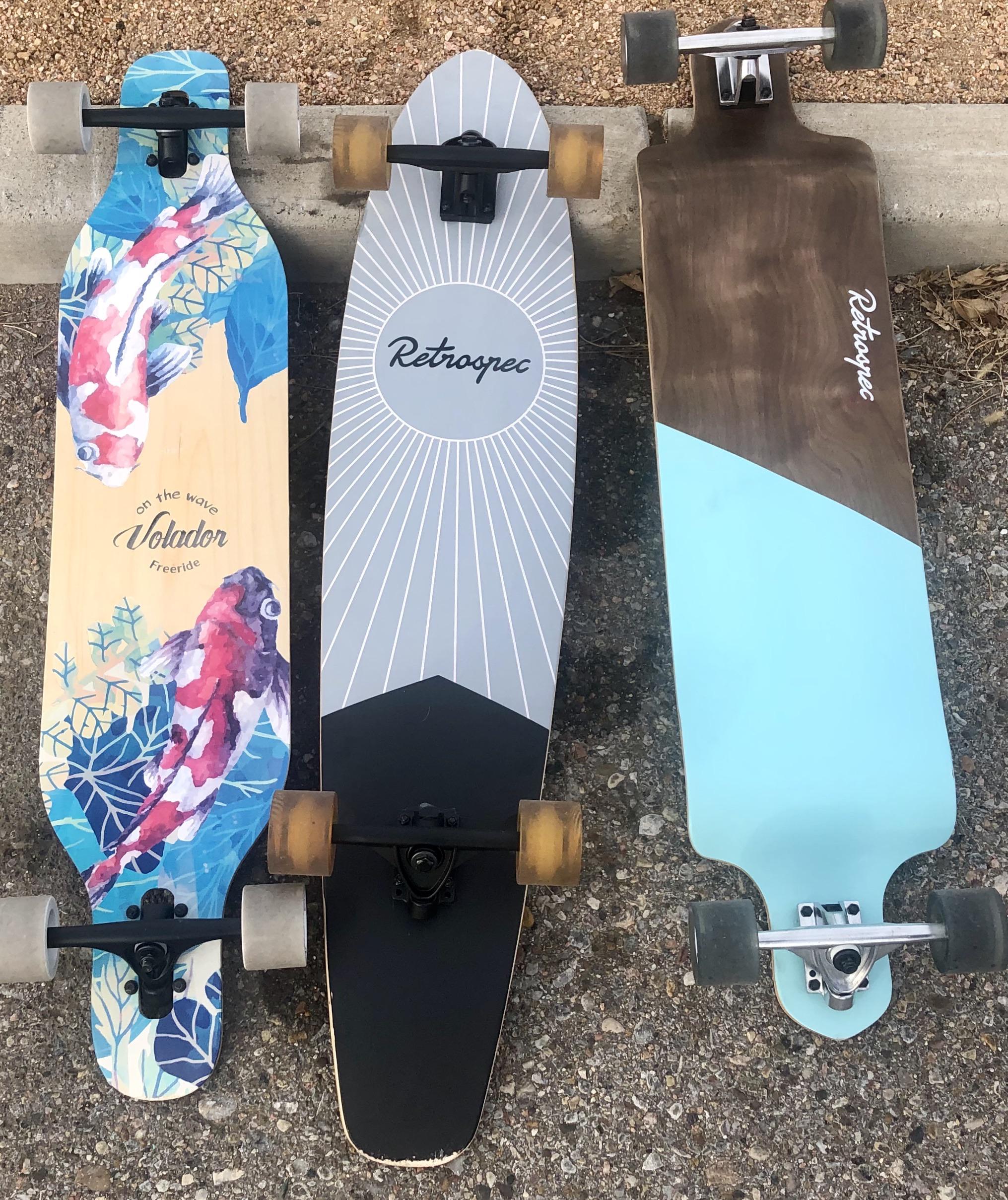 Got the family longboards for Christmas. Finally got to go out and ride. r/longboarding