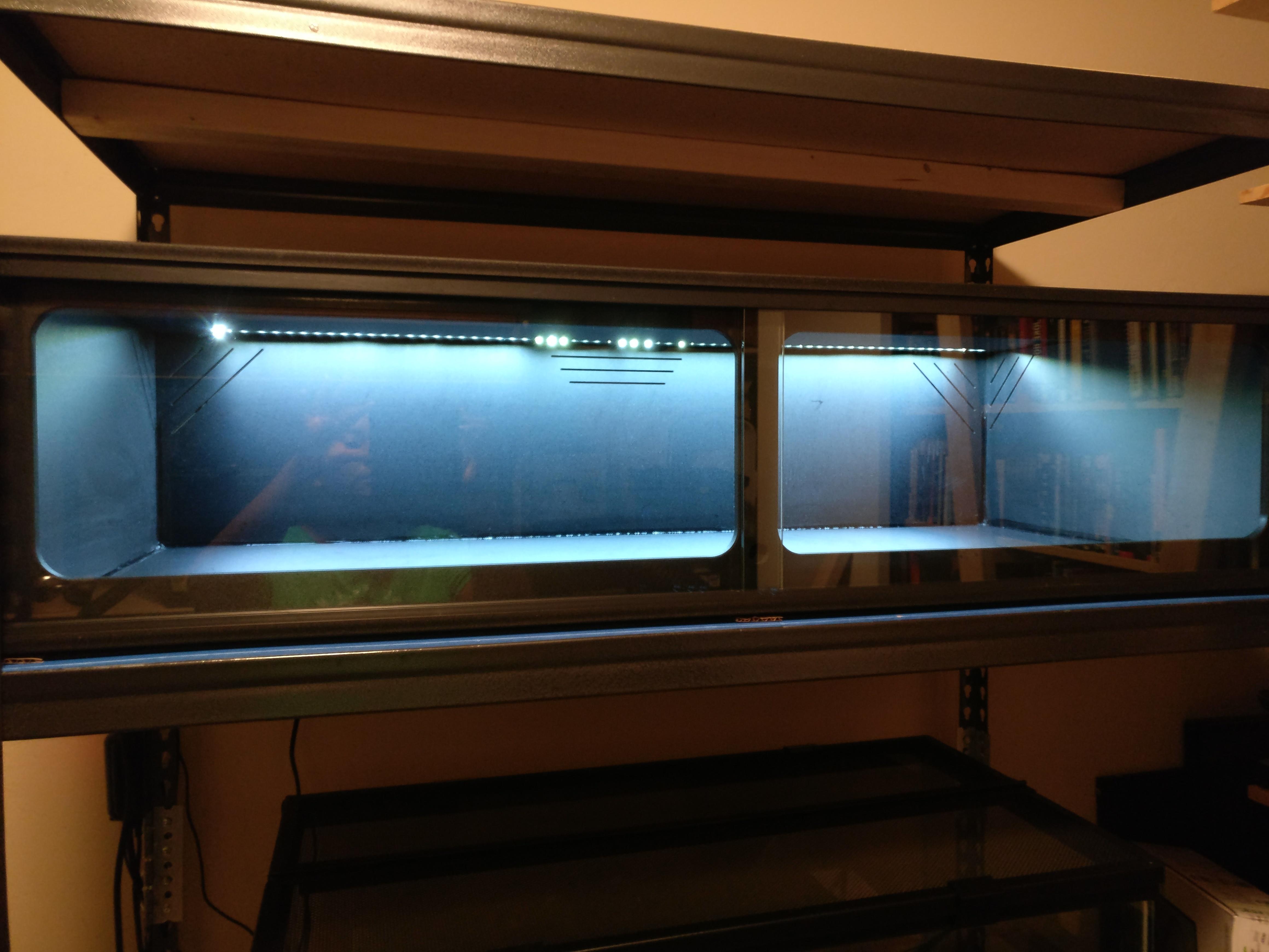 New T8 with LED lights from Animal Plastics! reptiles