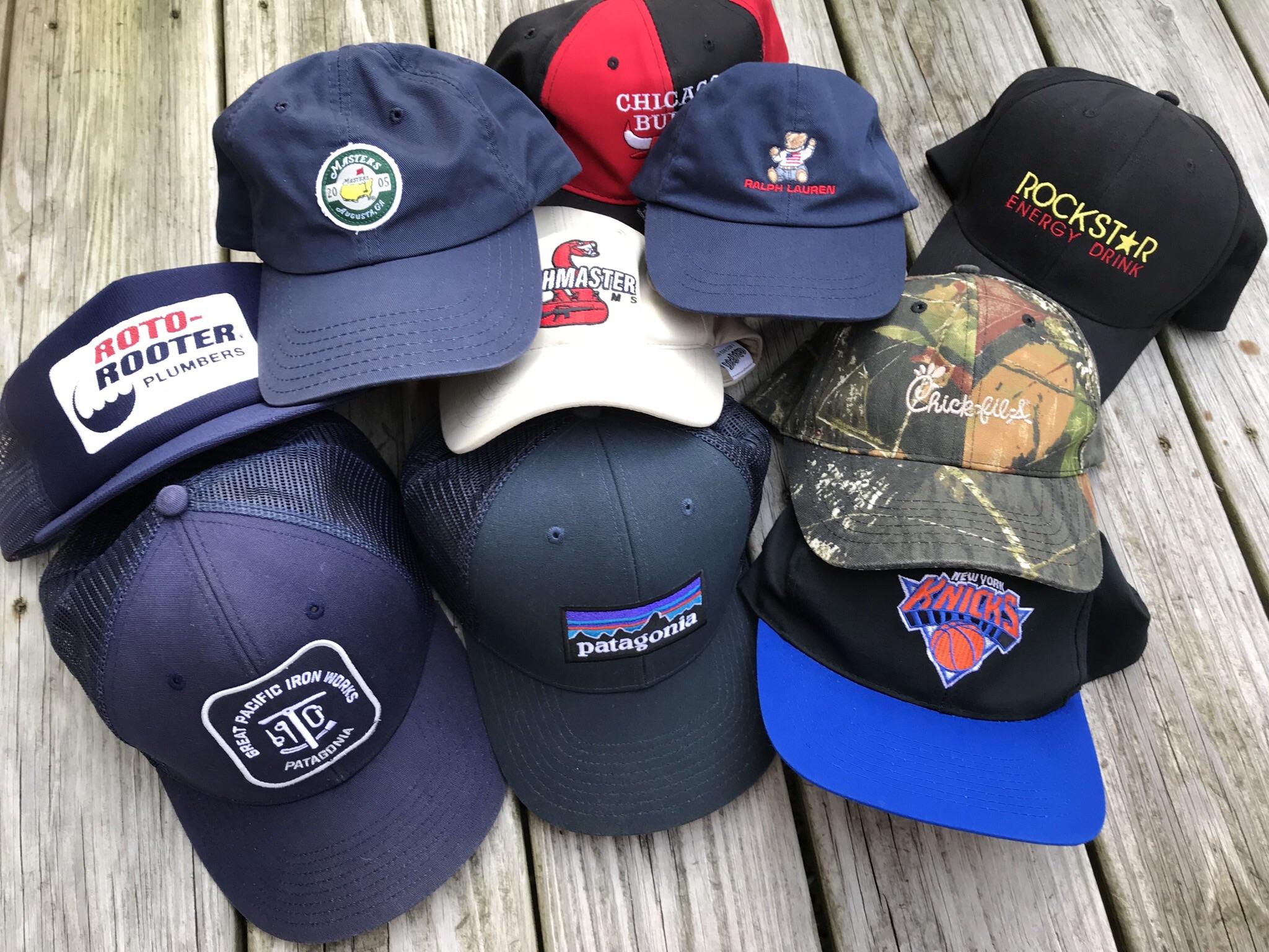Gotta love when the bins are full of hats. These are about a 1/3 of what I got for 4 today. The
