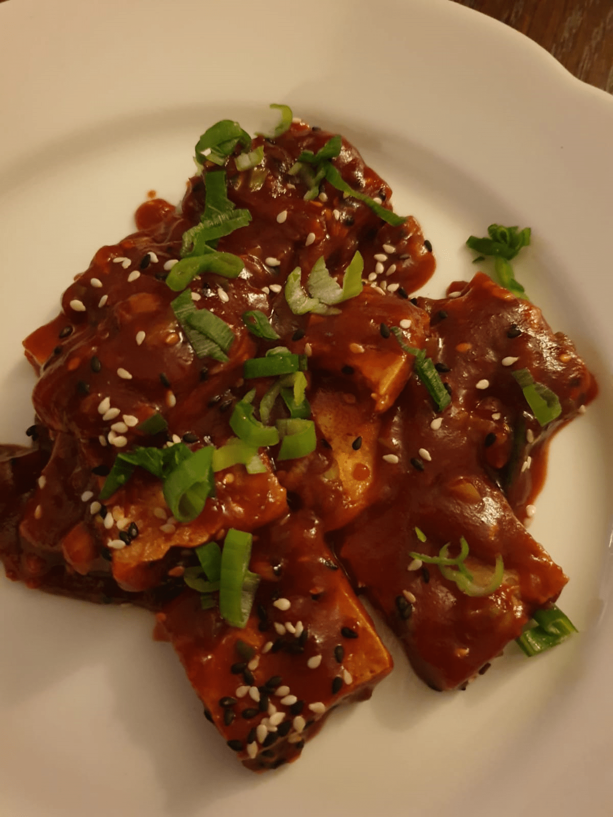 [Homemade] Korean Tofu (Gochujang) r/food