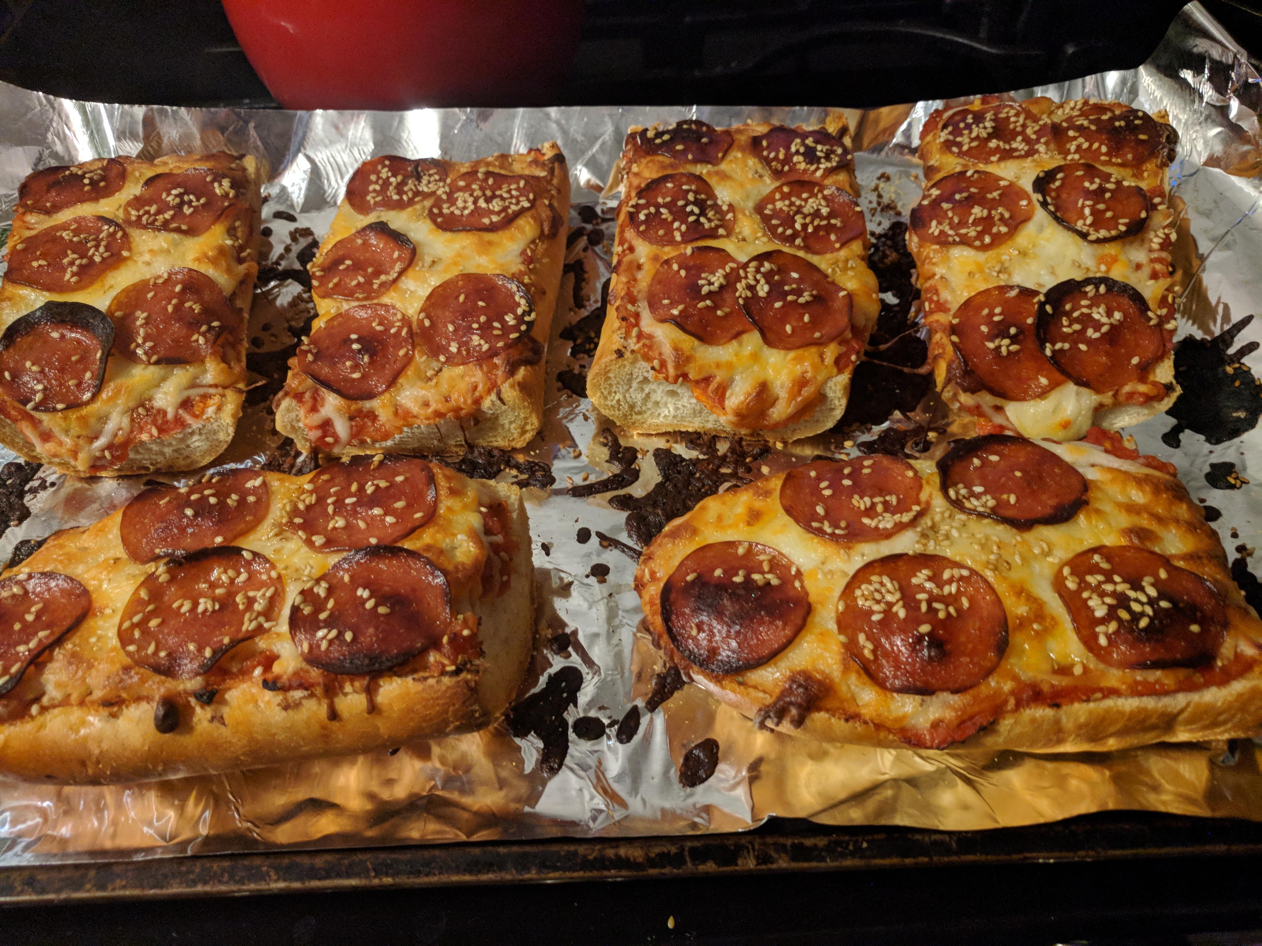 [homemade] French bread Pizza. r/food