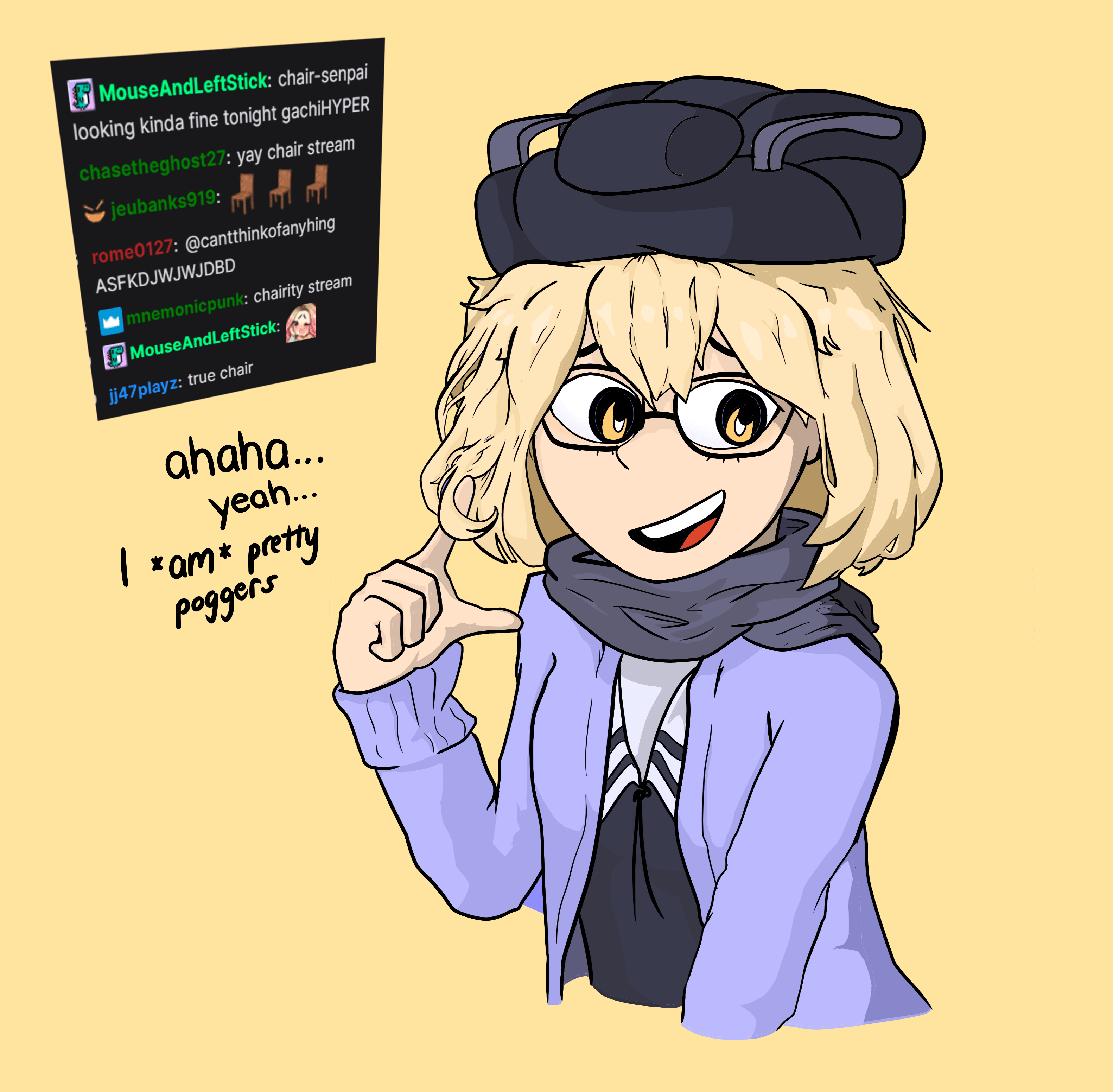 u/hldkggsv's Chairsan!! (do you think she's kinda pogchamp?..?) r