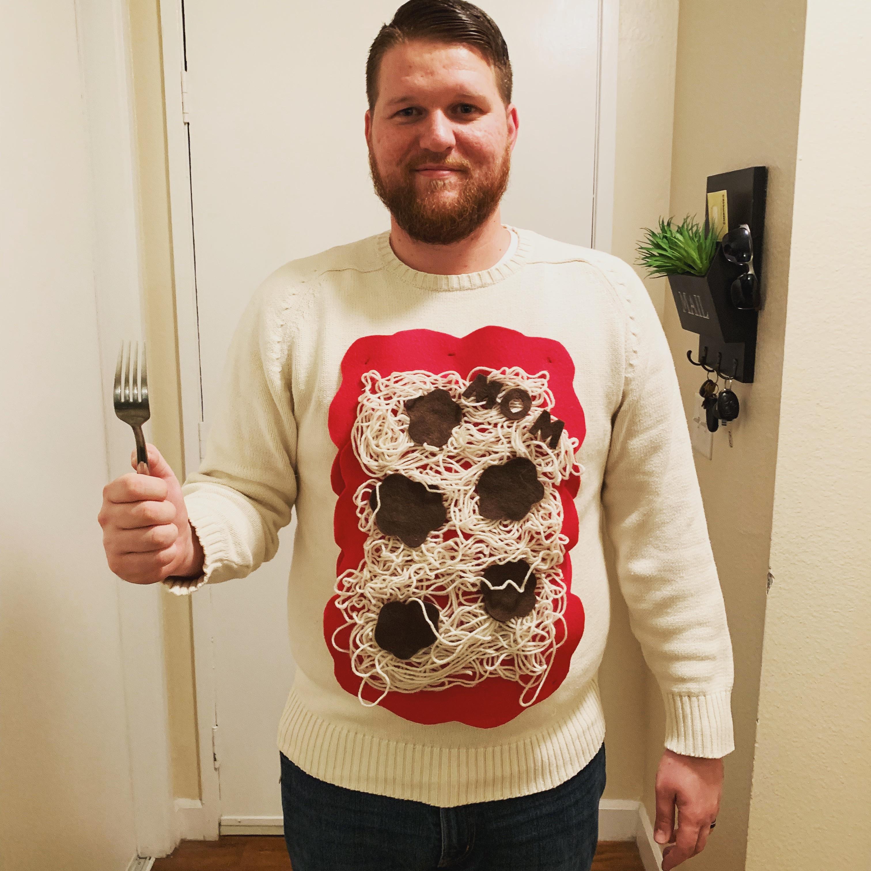 Vomit on the sweater already.... r/halloween