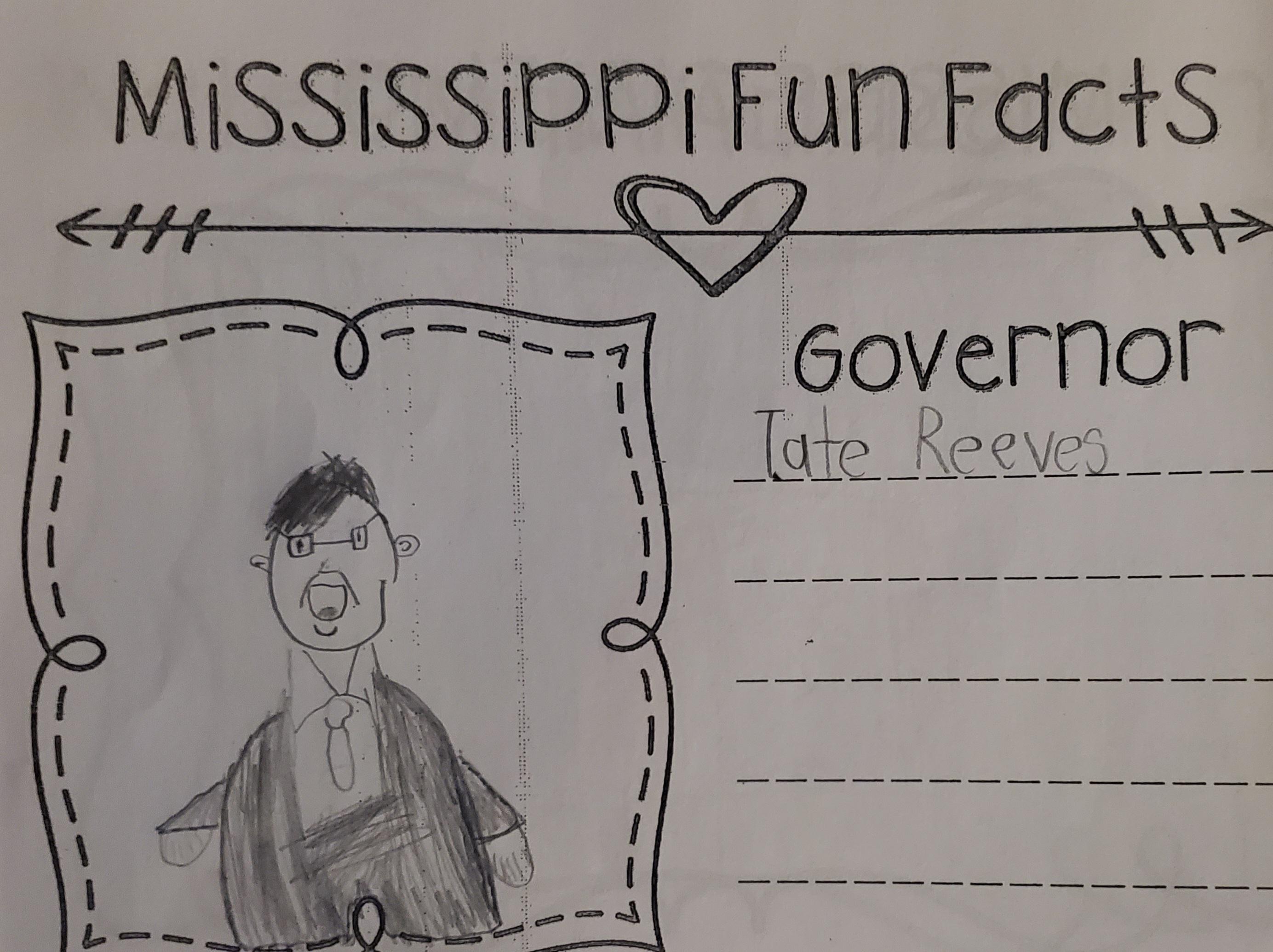Friday Fun my 6yo kid had to draw the Governor; I think it turned out