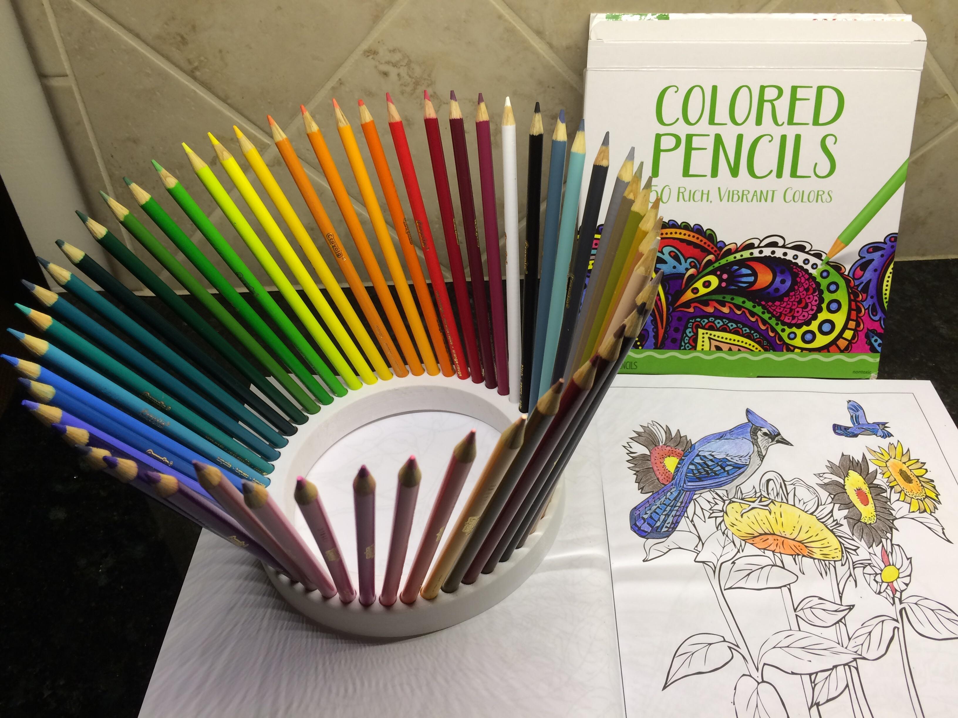 Sorted Colored Pencils Organizer r/functionalprint