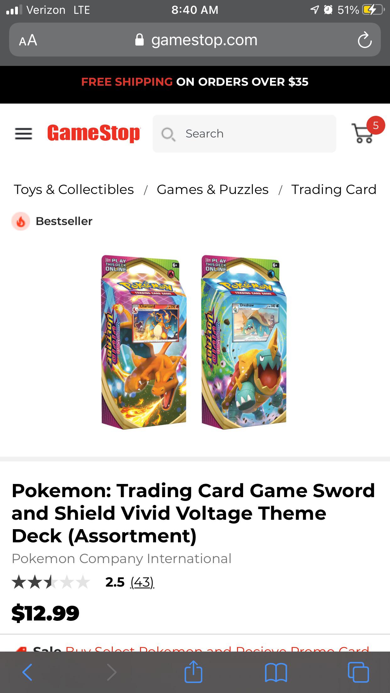 Vivid Voltage Theme Decks available at GameStop, Flapple exclusive