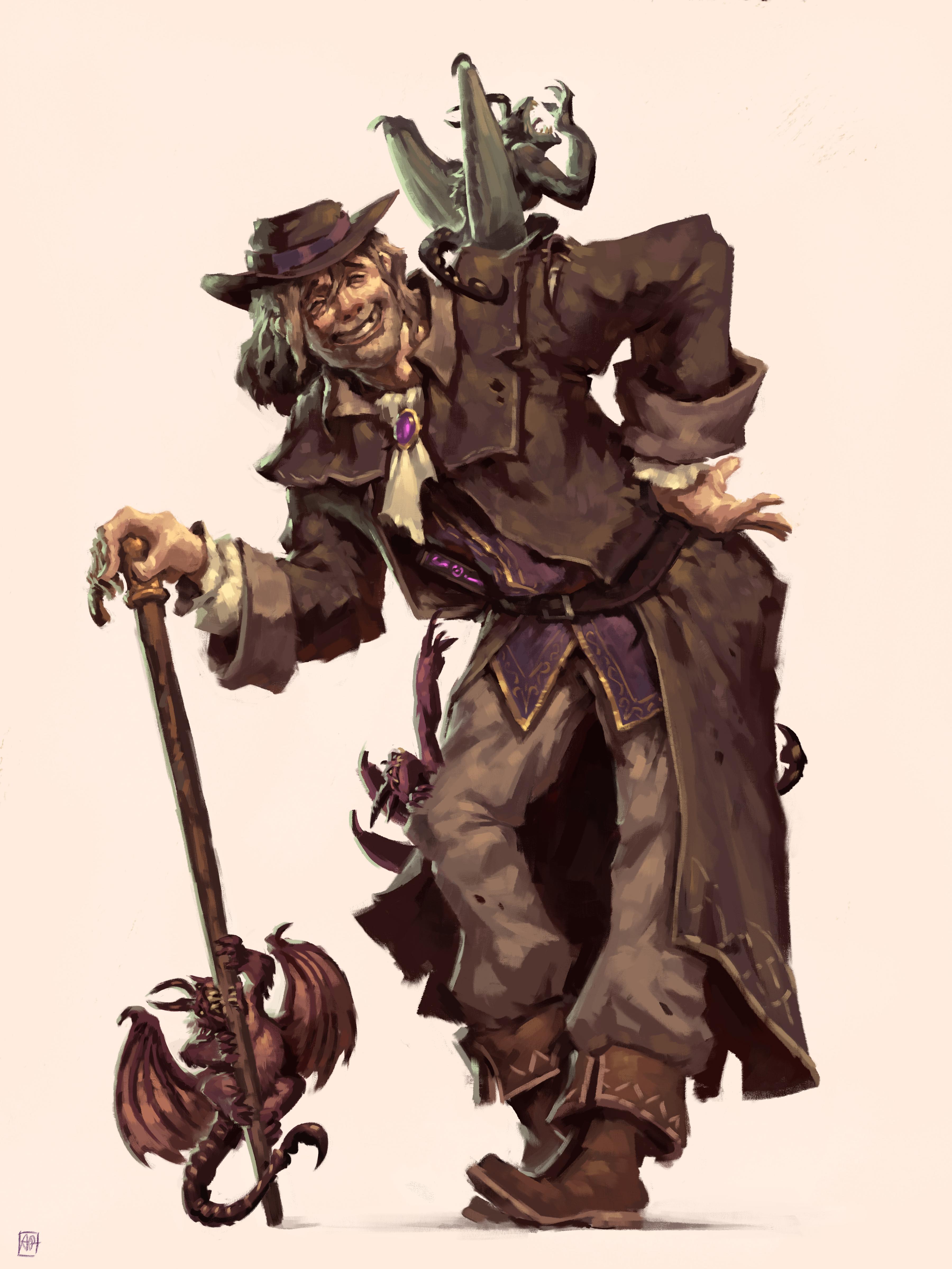 [Art] Charlie, Pact of the Fiend Warlock and Con Artist