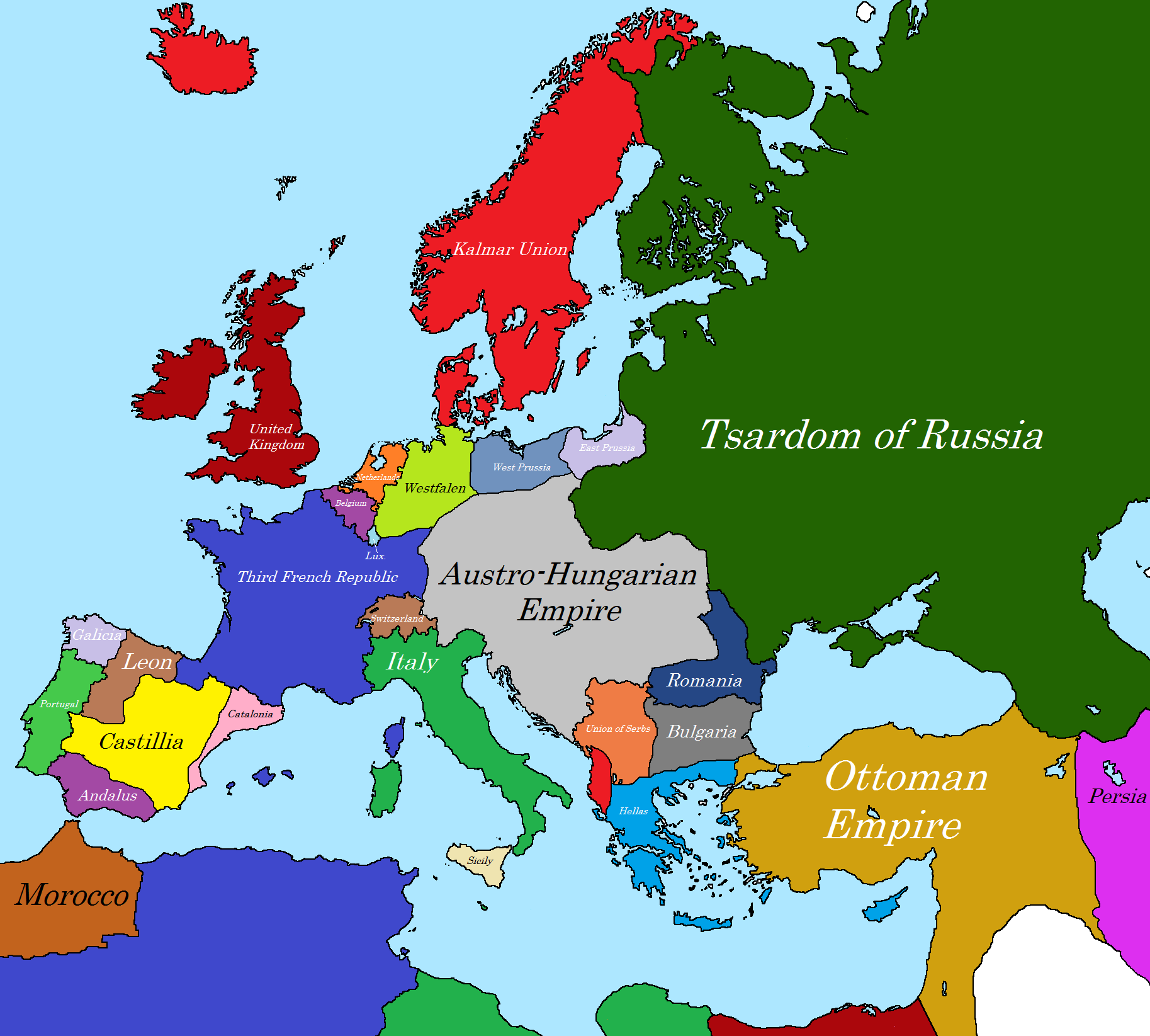 Map Of Europe Before Franco Prussian War Map of the 2nd Franco Prussian War, as written by /u/YitryOrbitOfficial