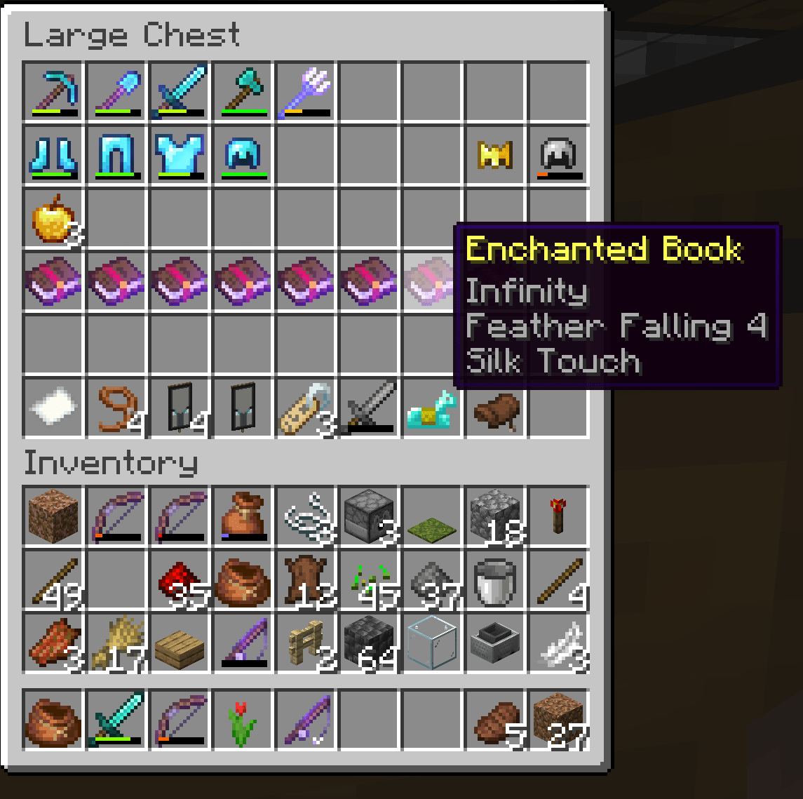 How do I enchanted books? I wanna put silk touch on my pick