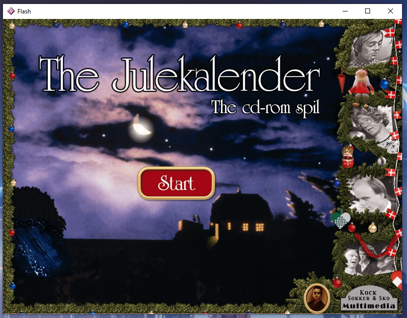 The Julekalender The CDRom spil Denmark