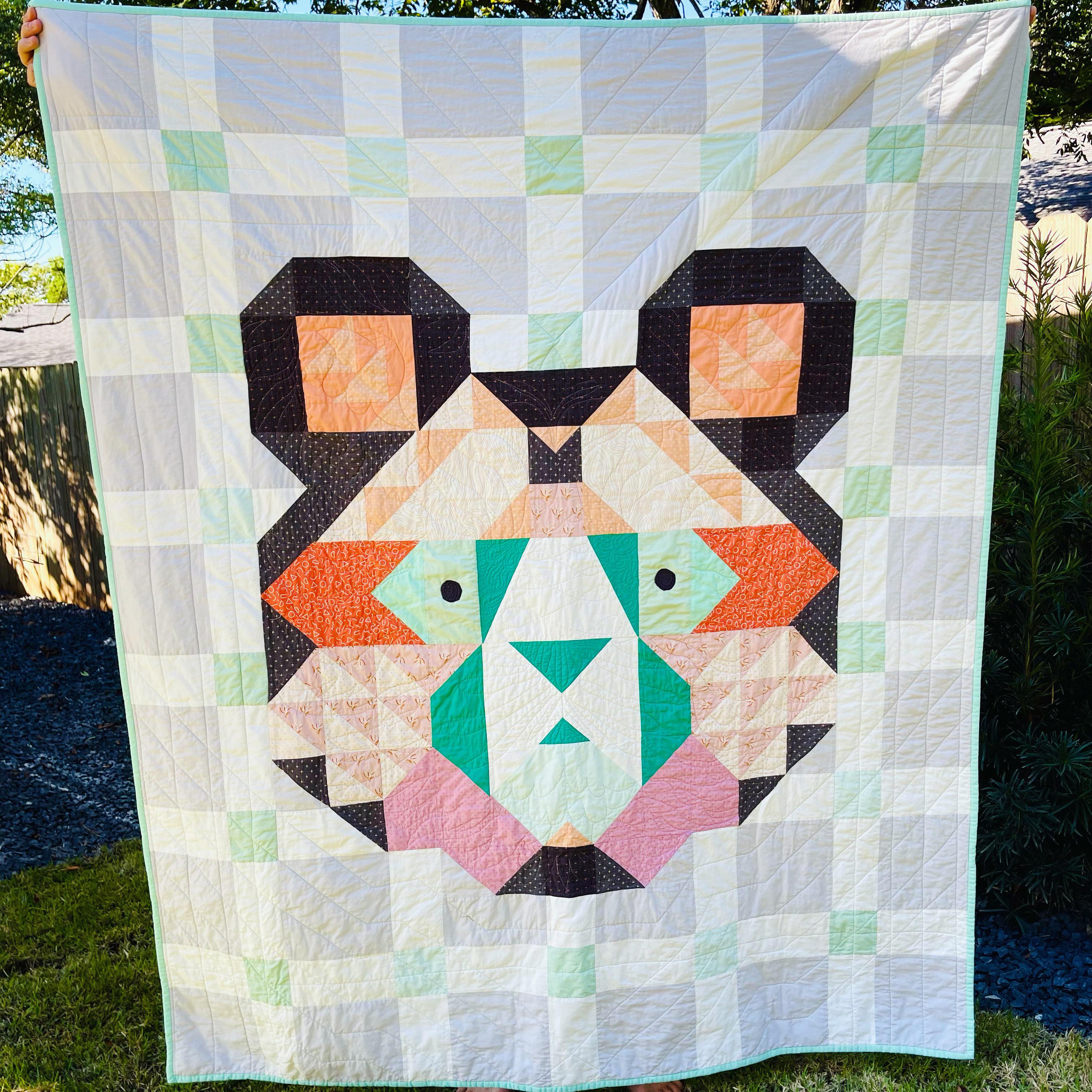 Finally finished the Big Bear Quilt for my niece! r/quilting