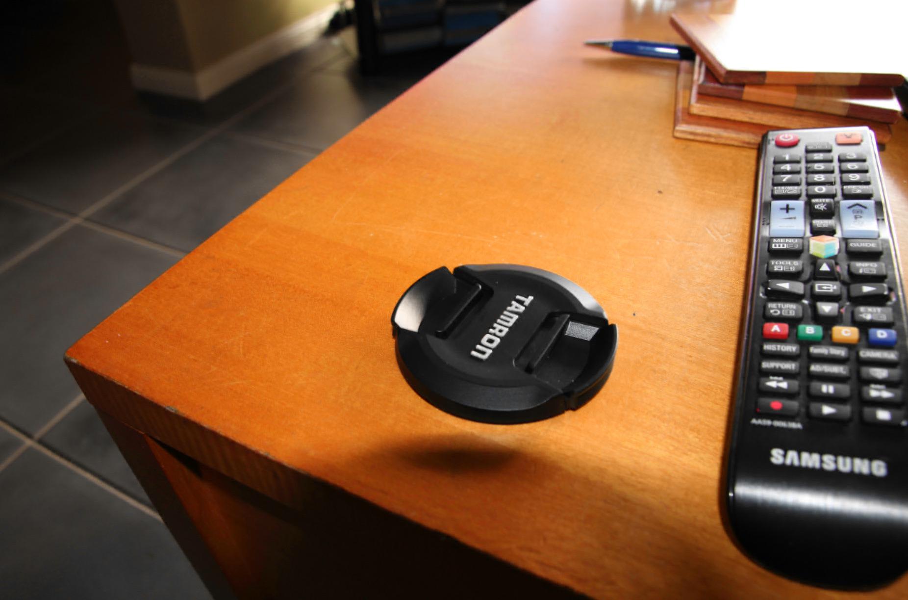 Accidentally took this picture and did a double take on the lens cap