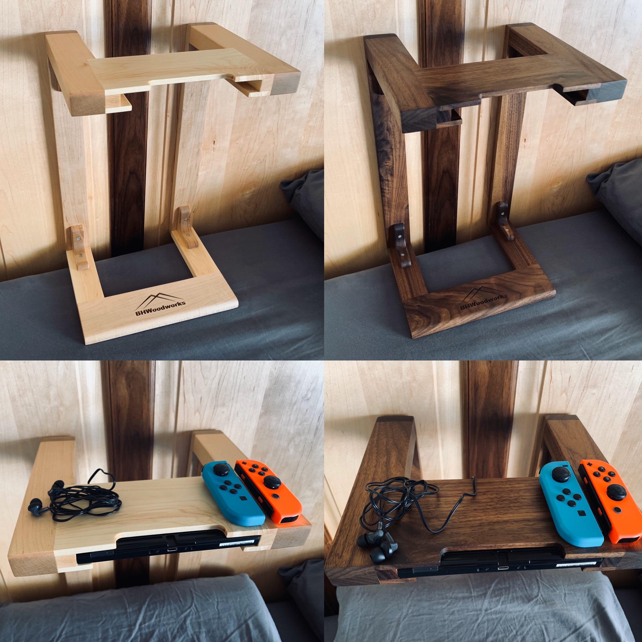 For the Woodworking Gamers out there. Now I can play my Switch lying