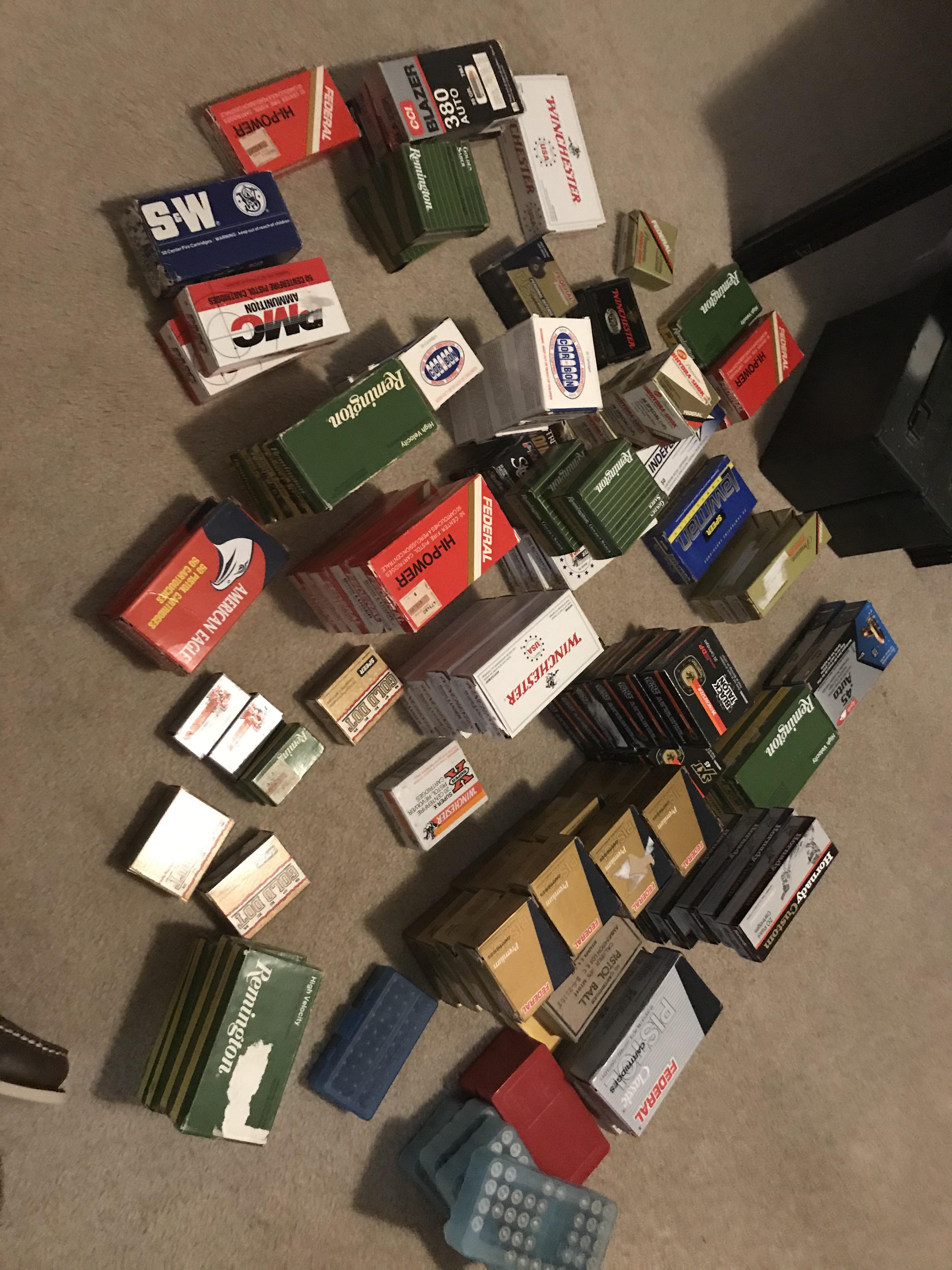 All this was 20, lady said most of it was in ammo cans, but was 10