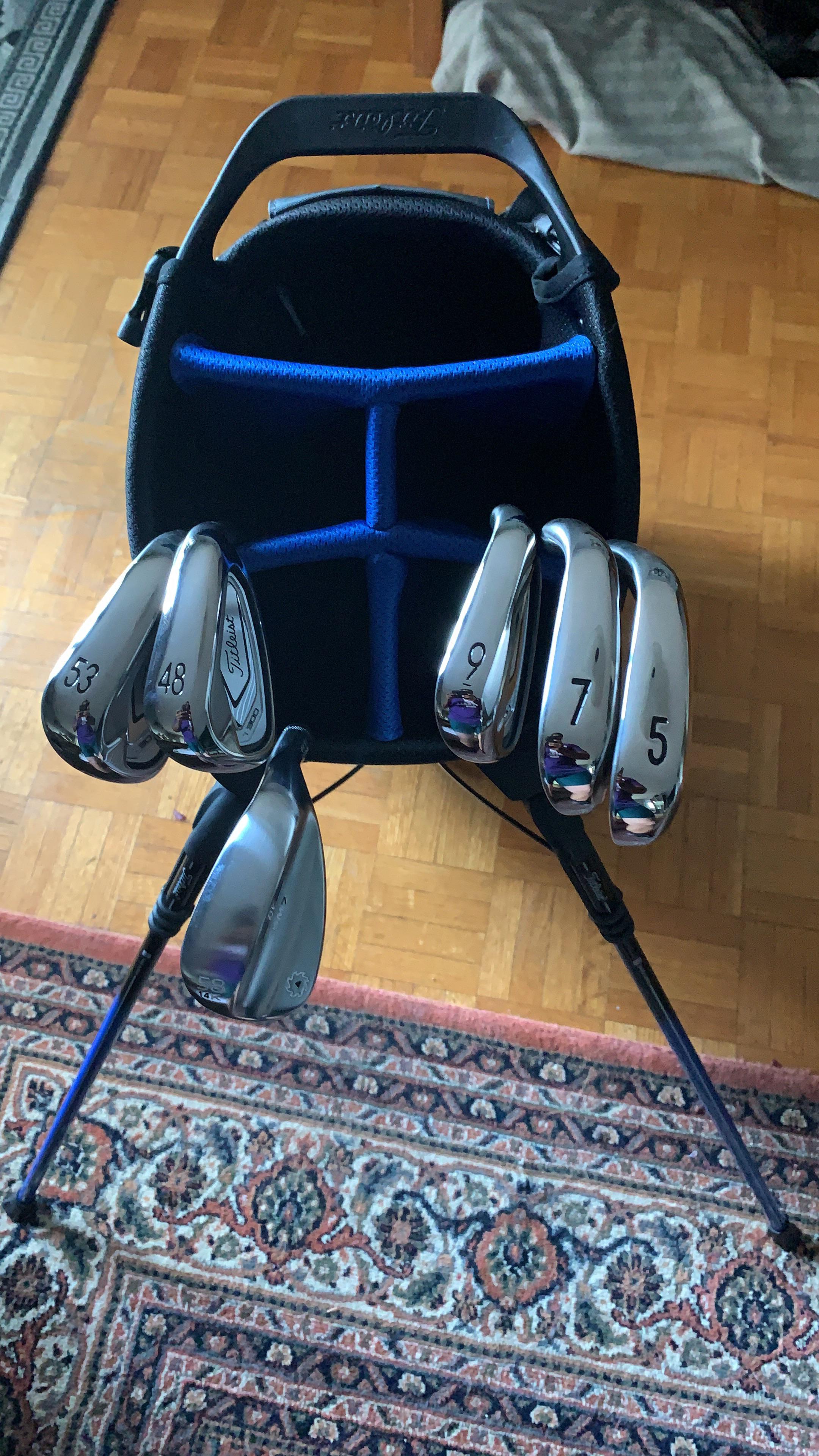 2 Months into golf. Got fitted for proper irons. First time using them