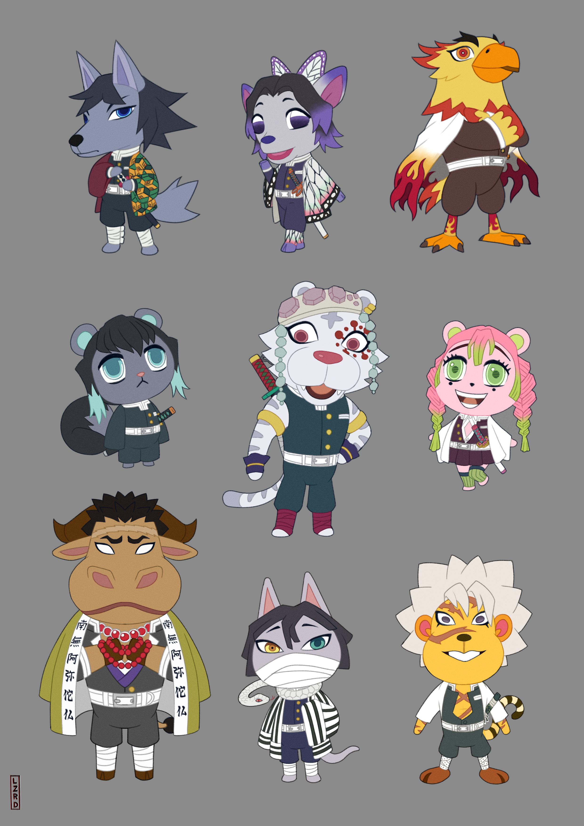 Made a crossover of two favorite things r/KimetsuNoYaiba