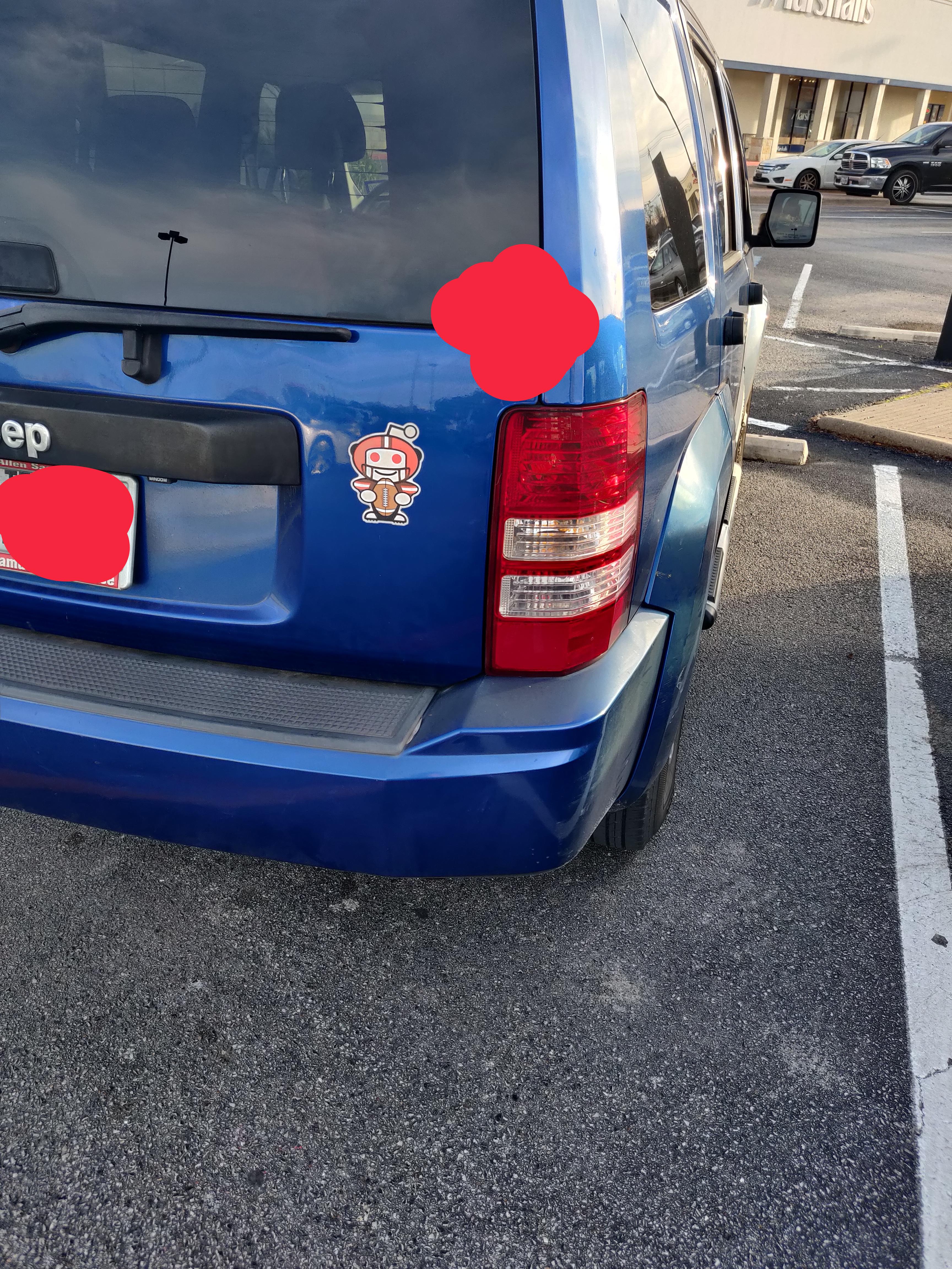 Found this car in Bryan, Texas. Good to know I'm not alone down here