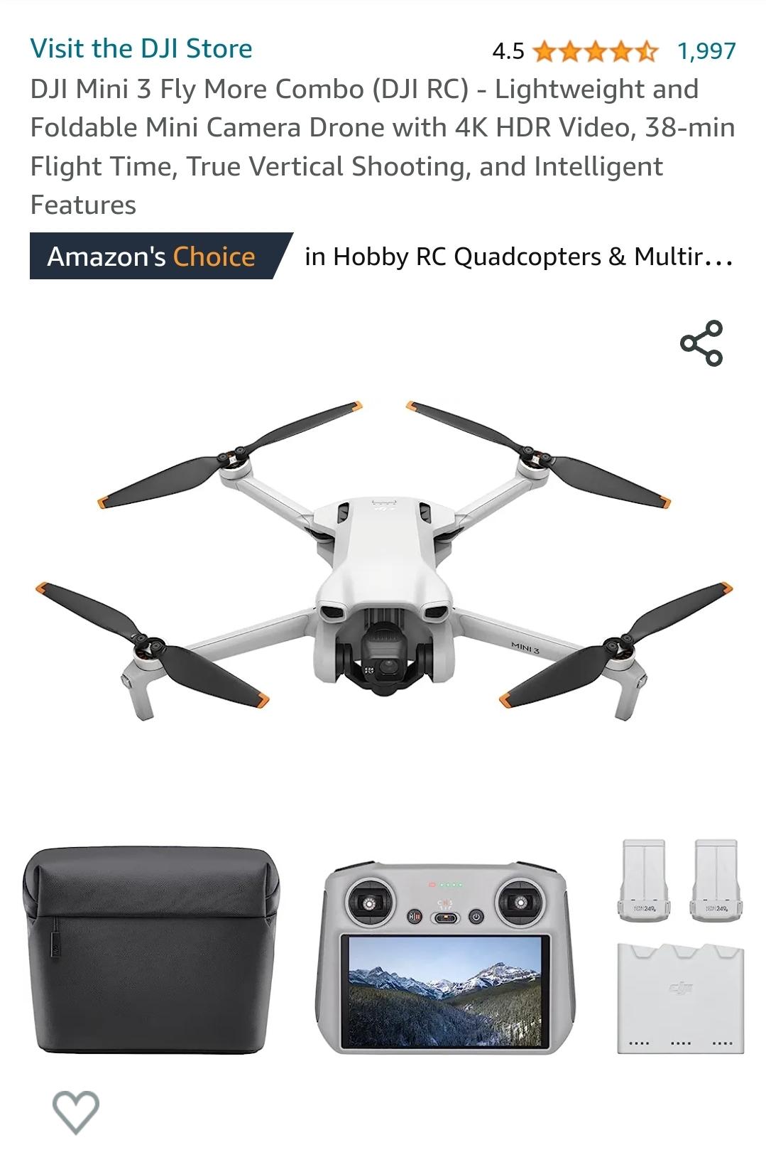 Is this the best starter drone for 4k nature pictures/videos? r/drones