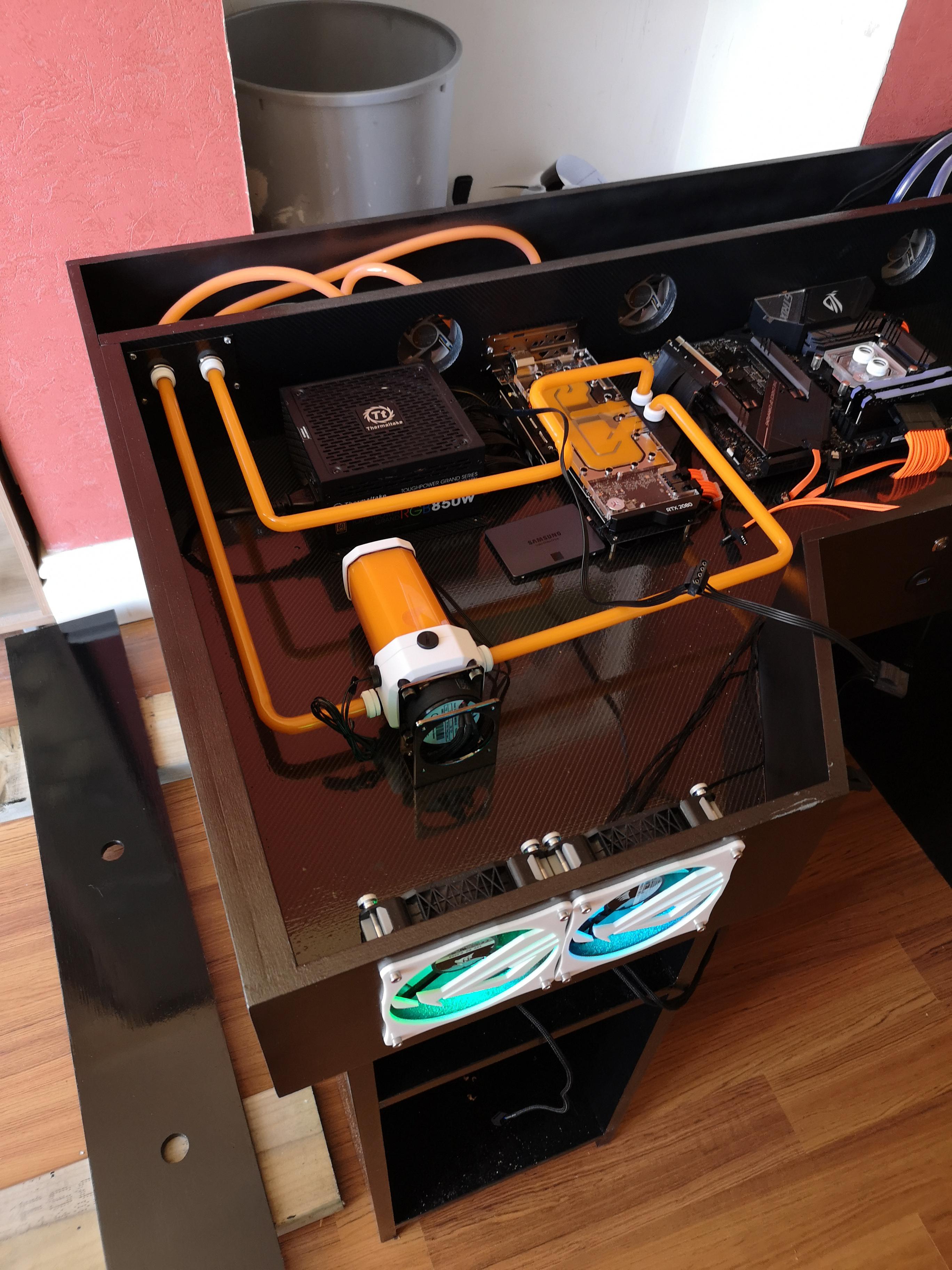 Building an integrated pc desk guys. Wondering about your thoughts on