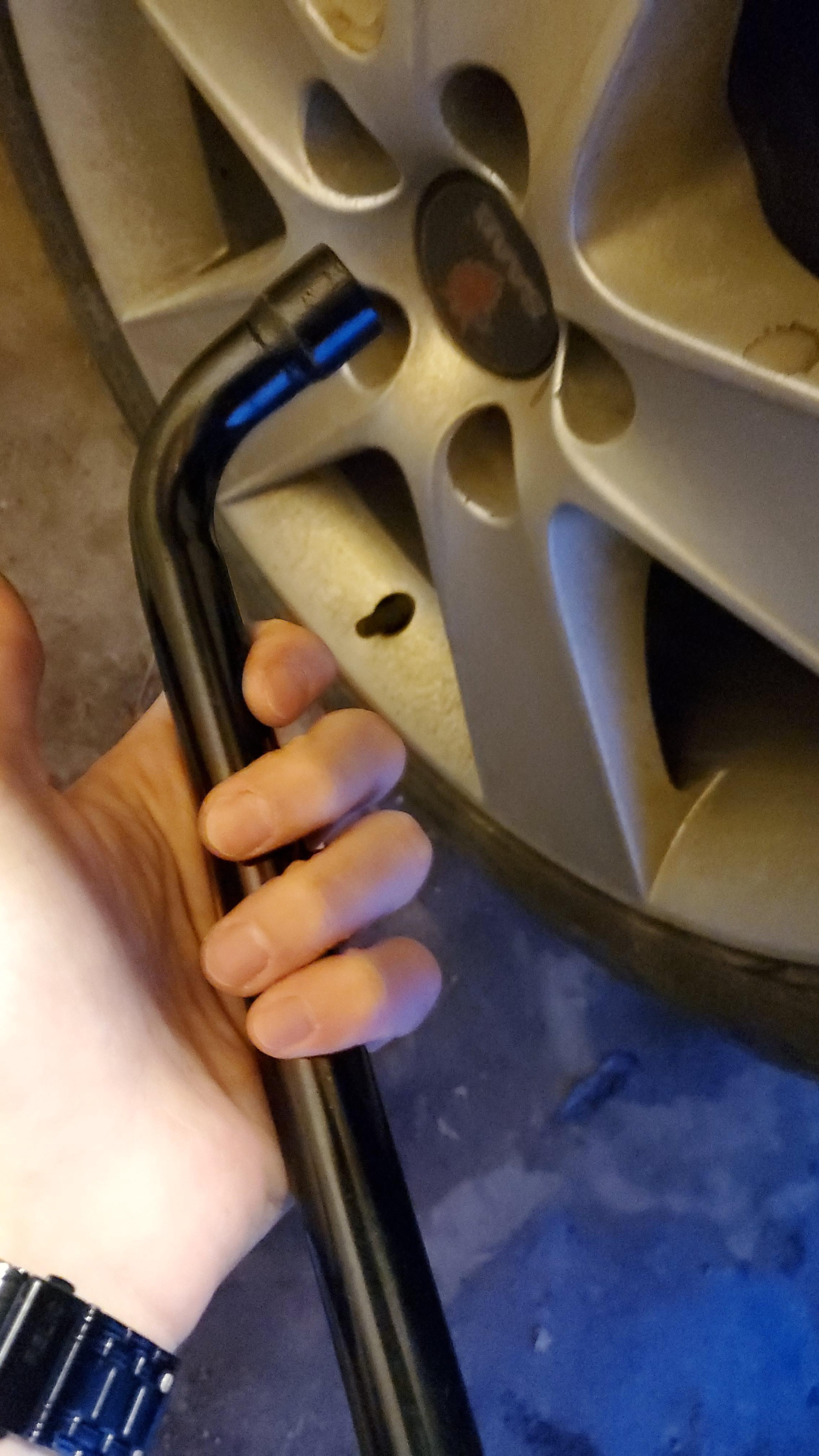 Lug nuts are too big? The tool from the trunk doesn't seem to fit...even though it's meant for