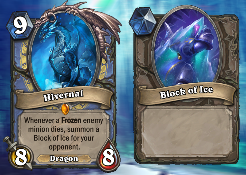Hivernal Freeze Mage Legendary customhearthstone