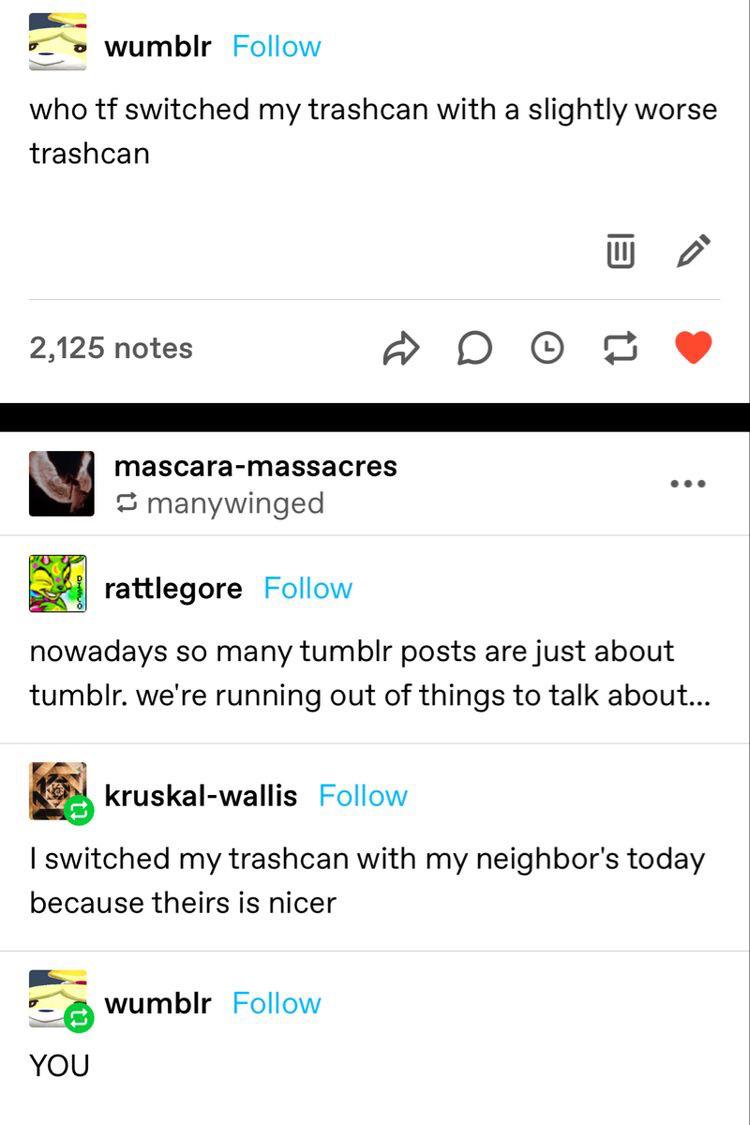 Trash can r/CuratedTumblr