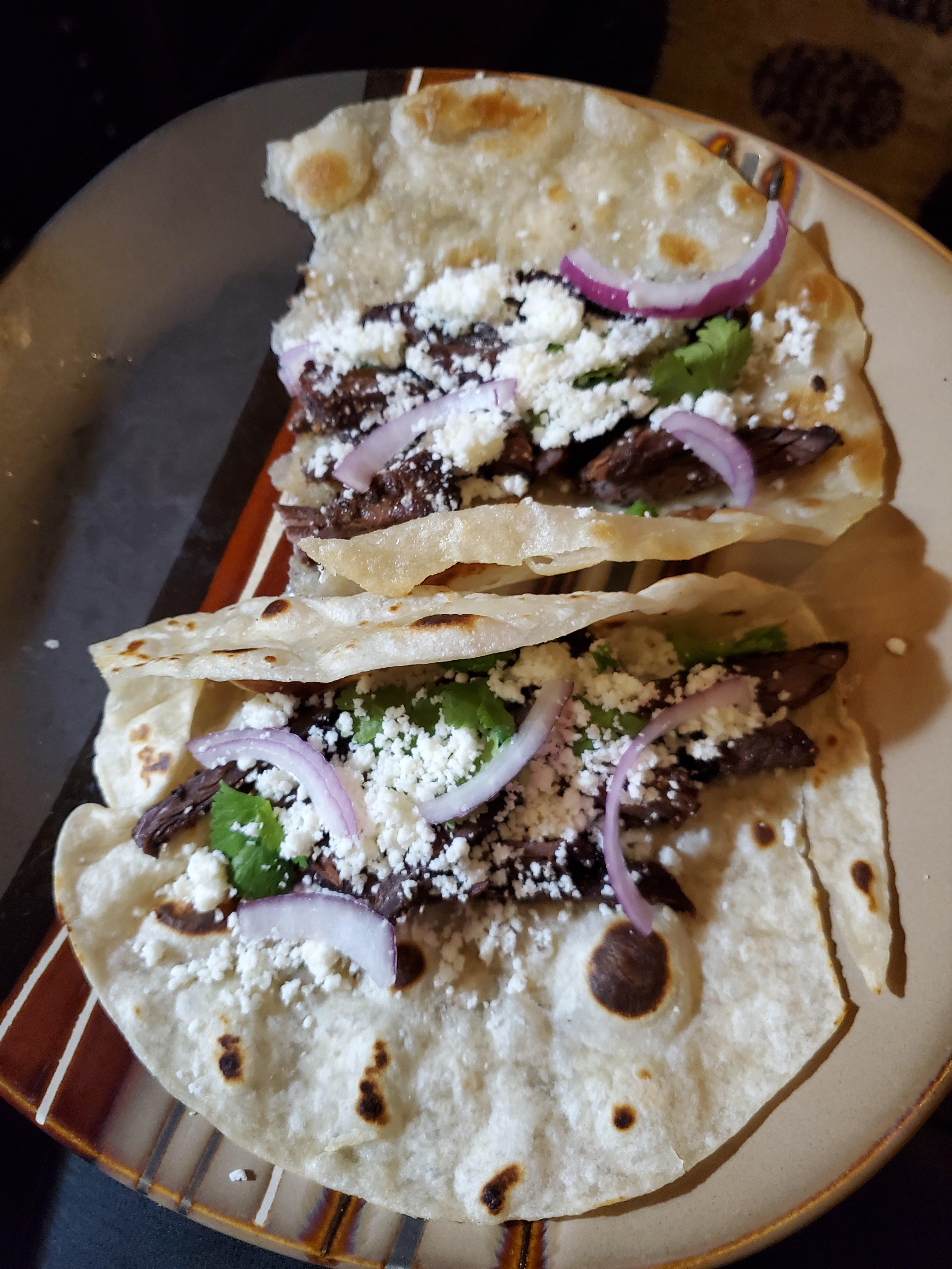Yak skirt steak street tacos on the grill. Amazing! r/grilling