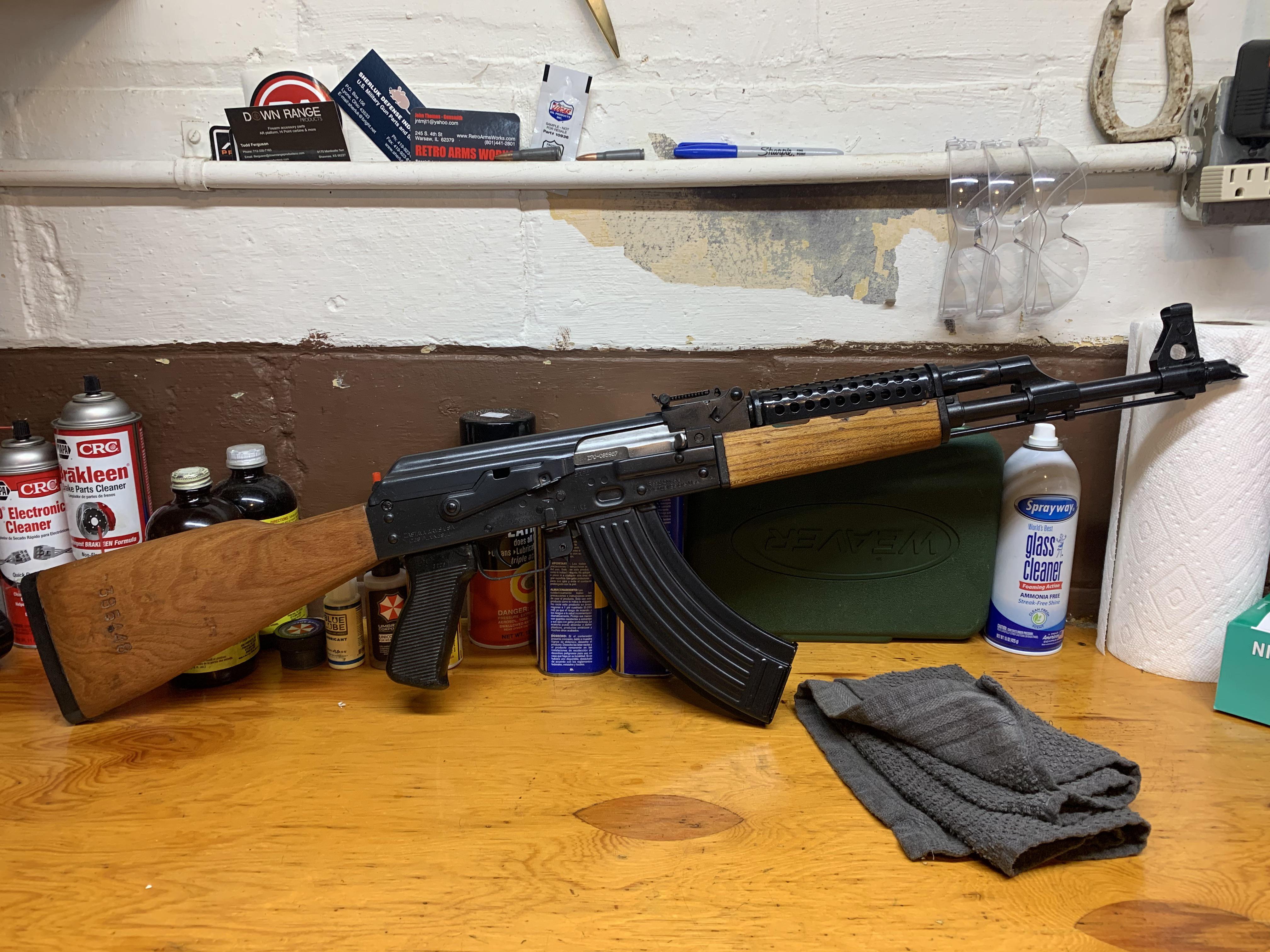 Khyber Customs Yugo Cheese Grater installed. One step closer. r/ak47