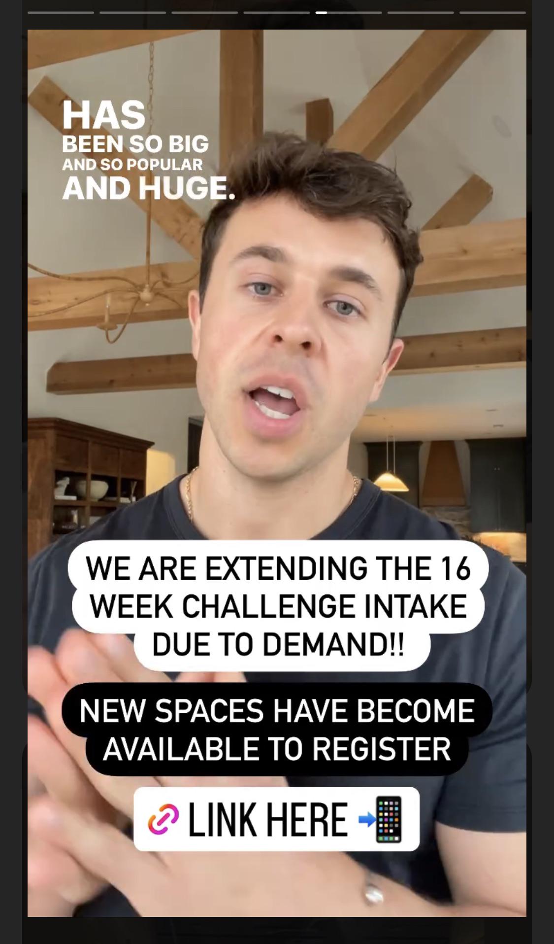 EVERY. single. challenge & signup is sooo unbelievably popular. The