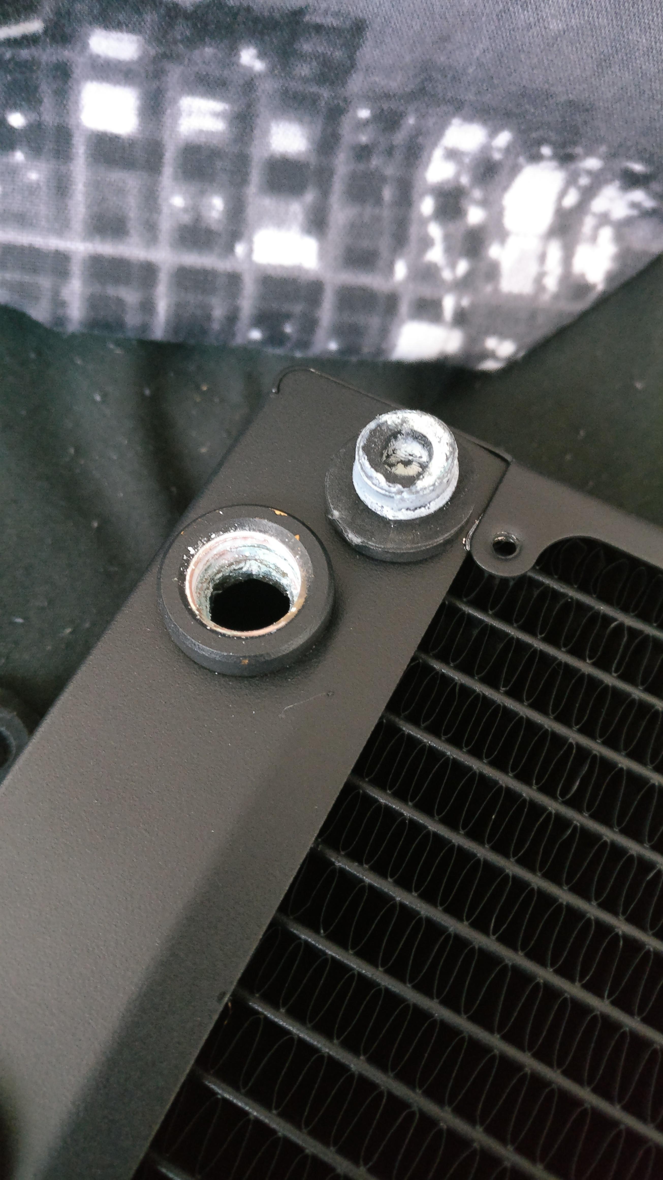 Corrosion on brand new Ek radiator? r/watercooling