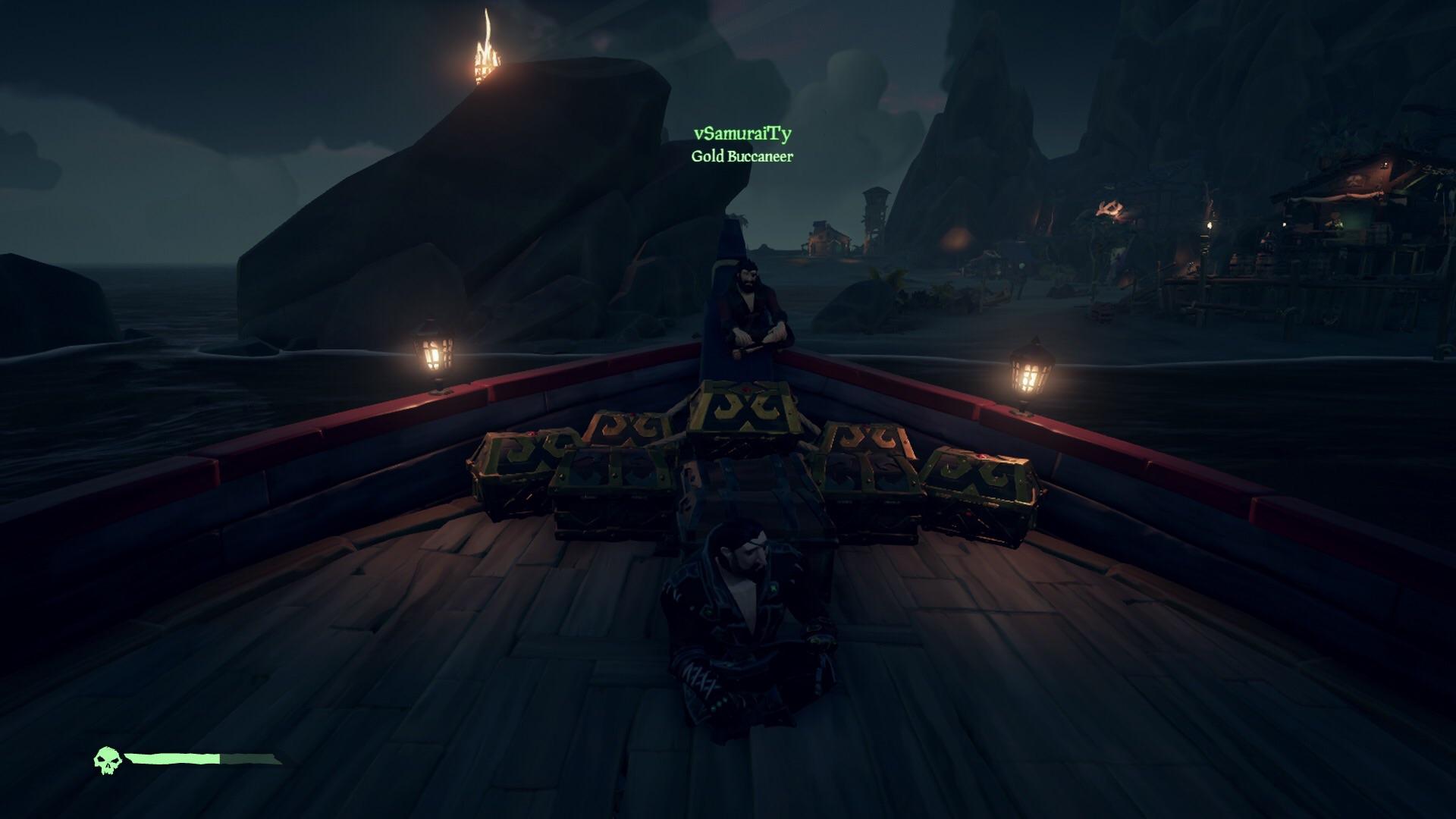 2 maps with 4 chests each and this was the reward, 5 captains chests, 2