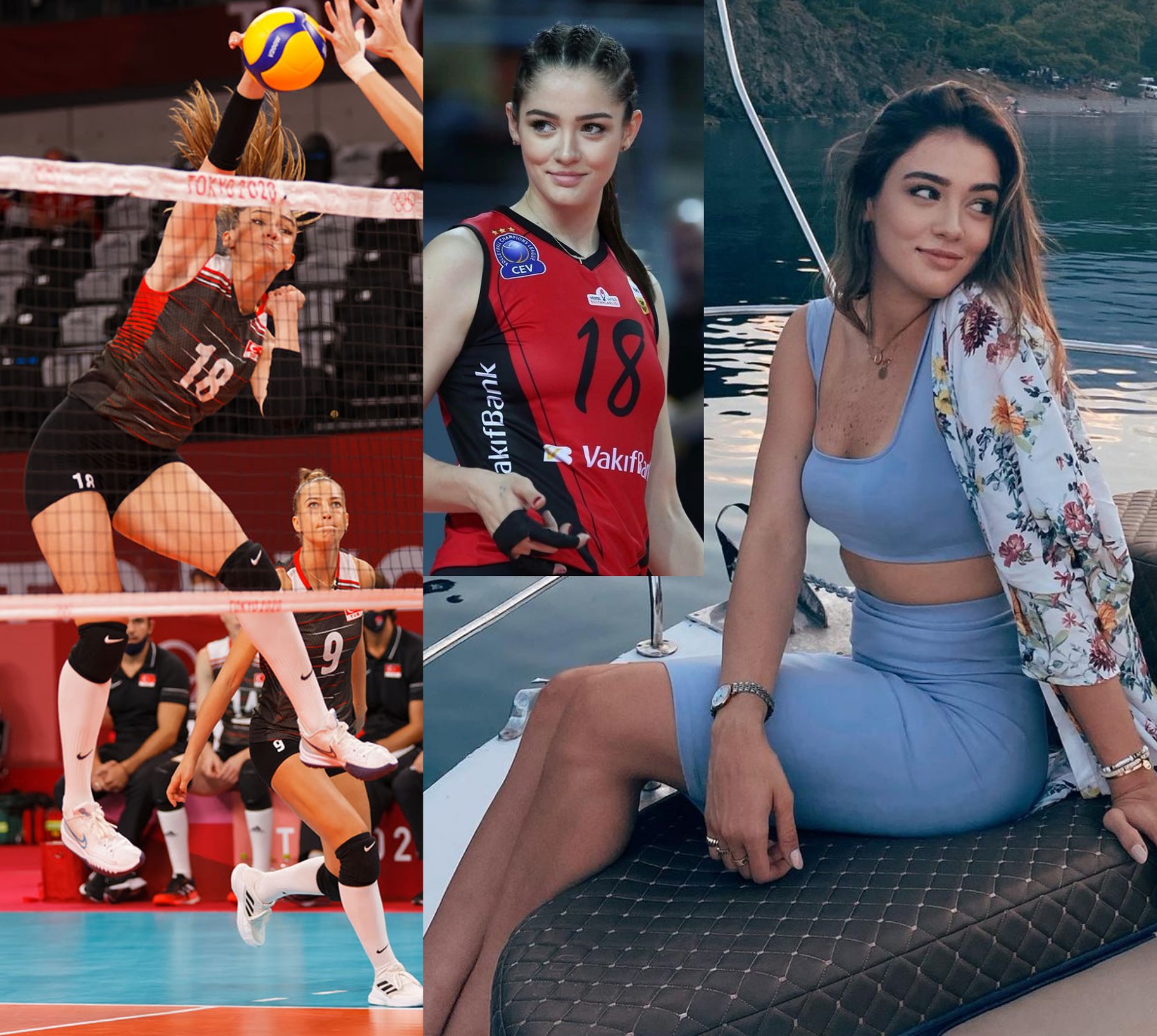 6'6" (197cm) tall Turkish volleyball player Zehra Gunes r/FitAndNatural