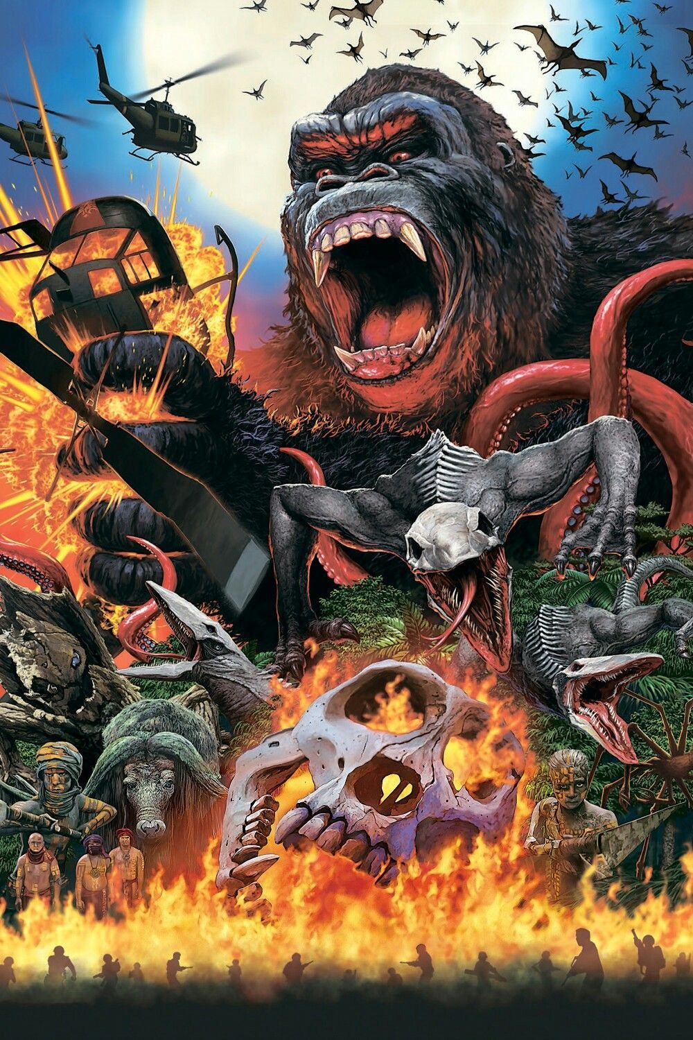 Japanese Kong Skull Island poster r/LegendaryKong