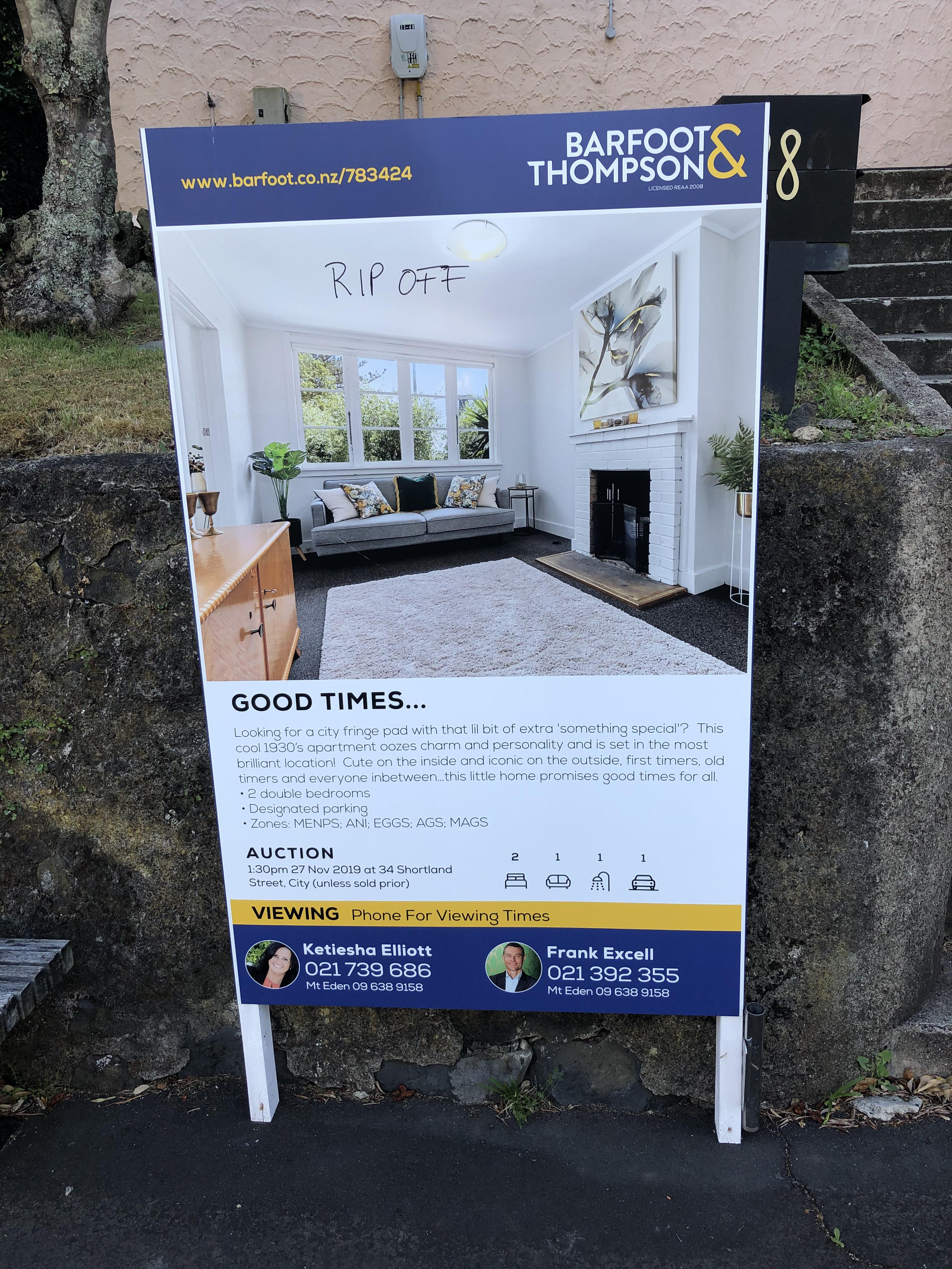 Average Auckland house sale sign r/AveragePicsOfNZ