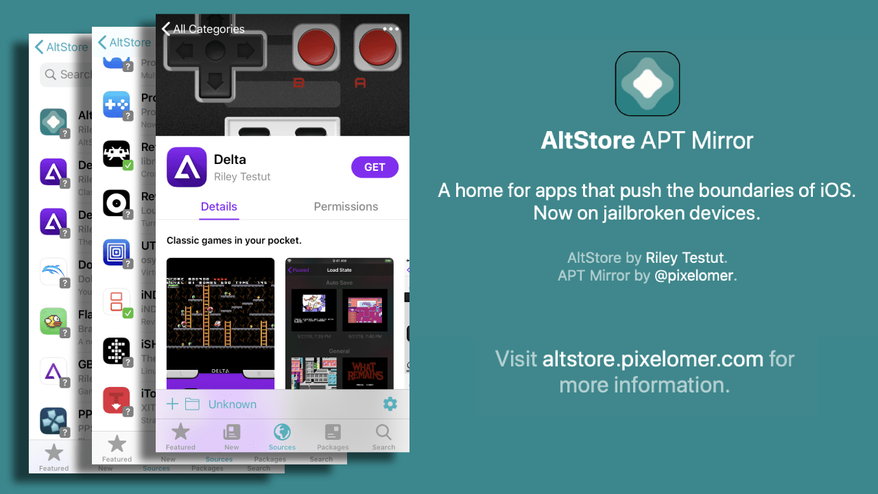 [Release] AltStore APT Mirror (Repository) Install AltStore apps that