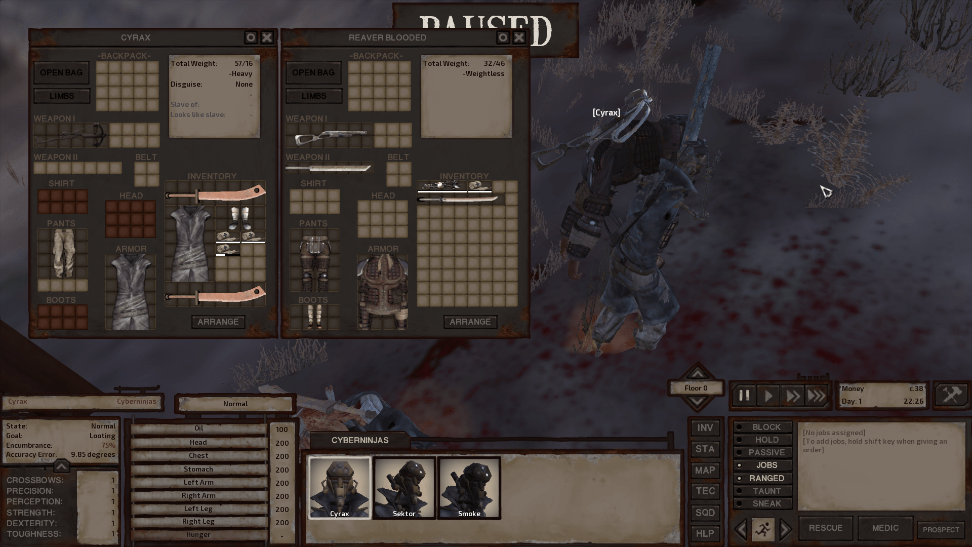 I just discovered you can pick up people who are playing dead and rob