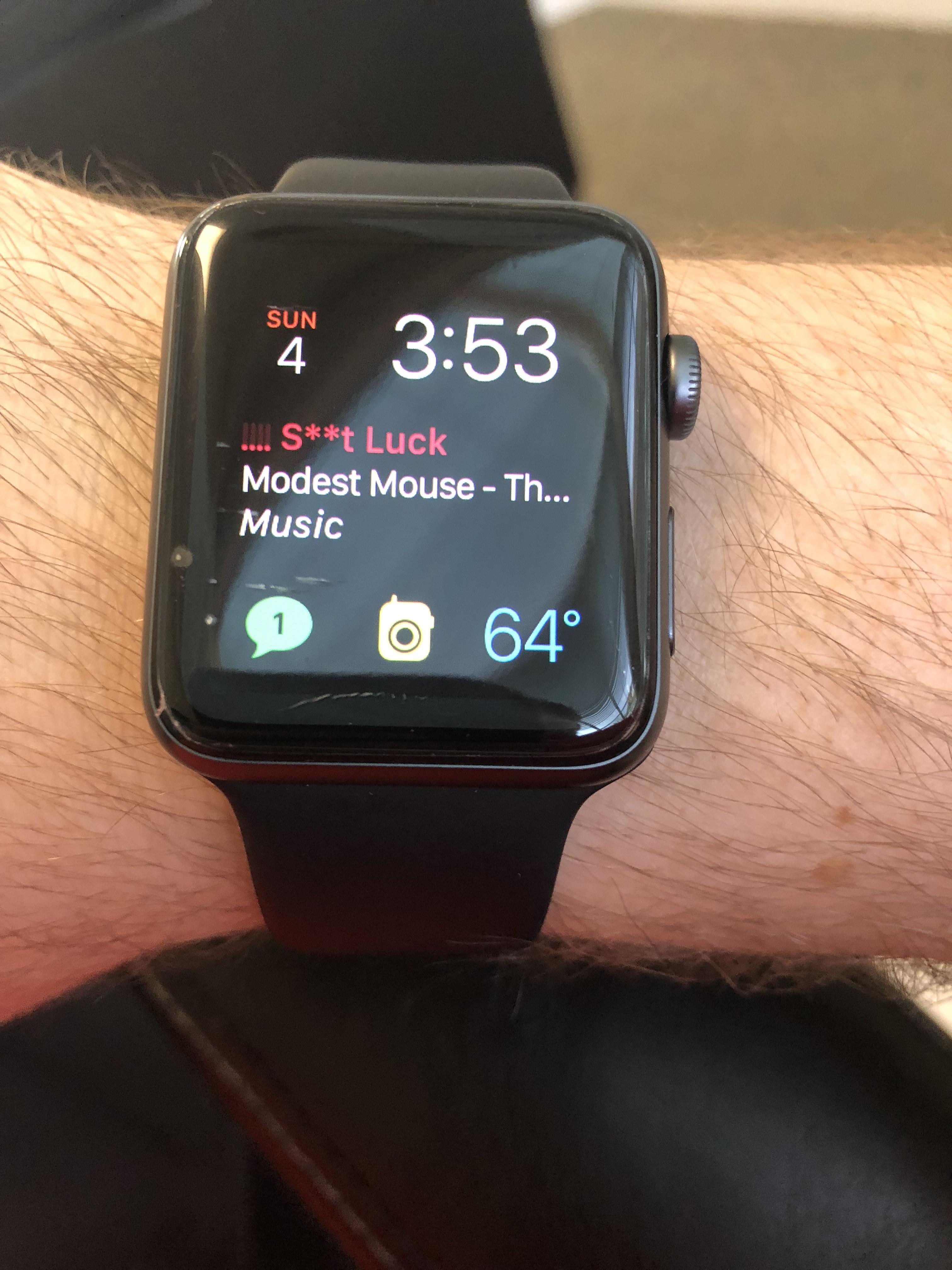 Apparently motorcycles aren’t kind to watches. Just put on a screen