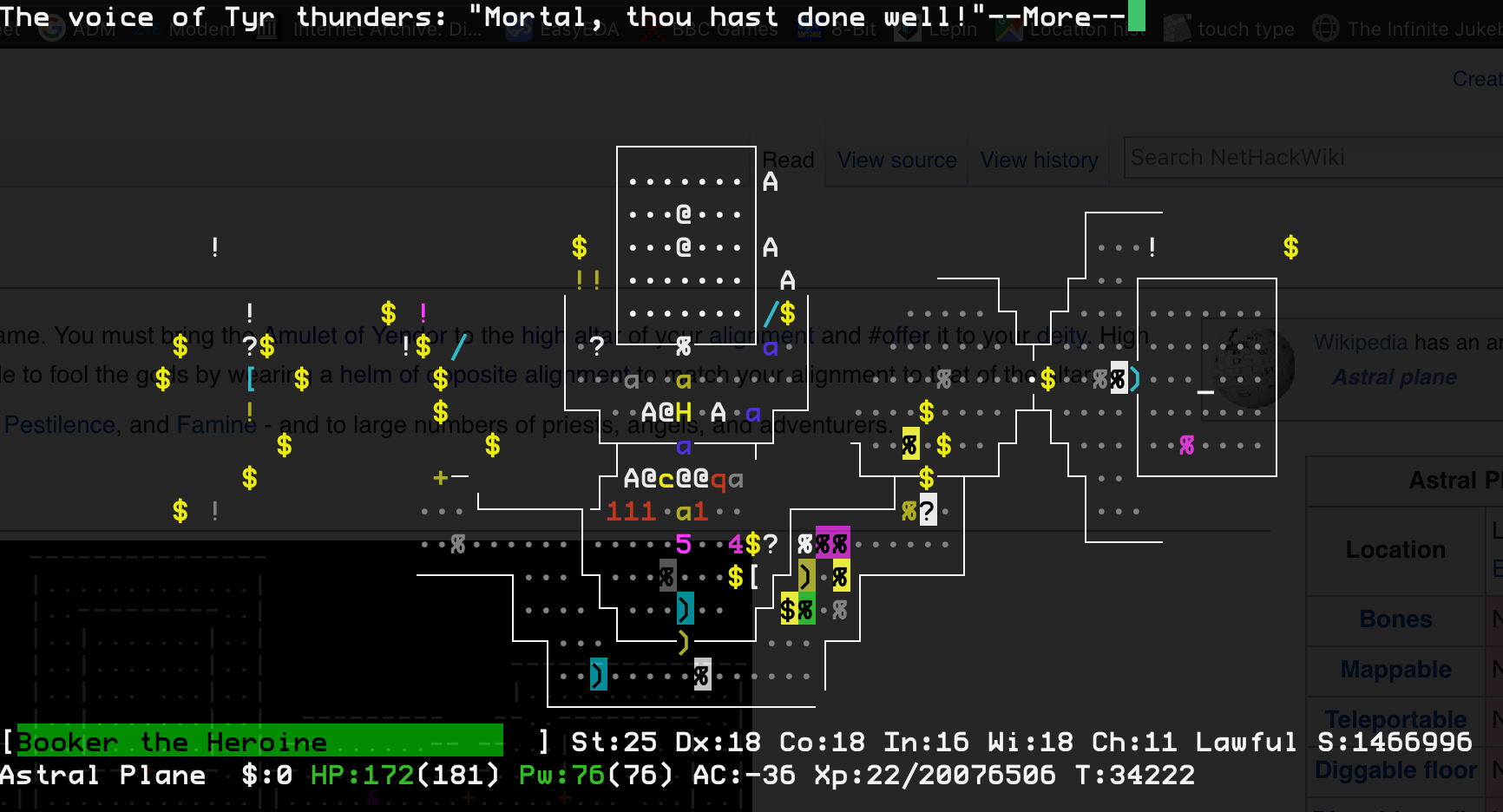 After 25 years of playing NetHack, I finally got my first ascension