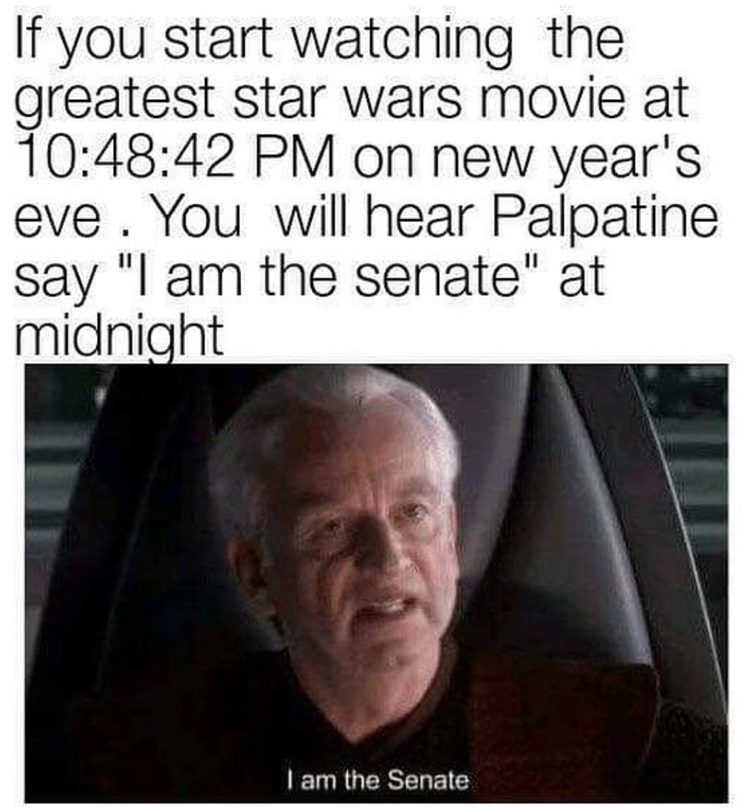 I am the senate PrequelMemes
