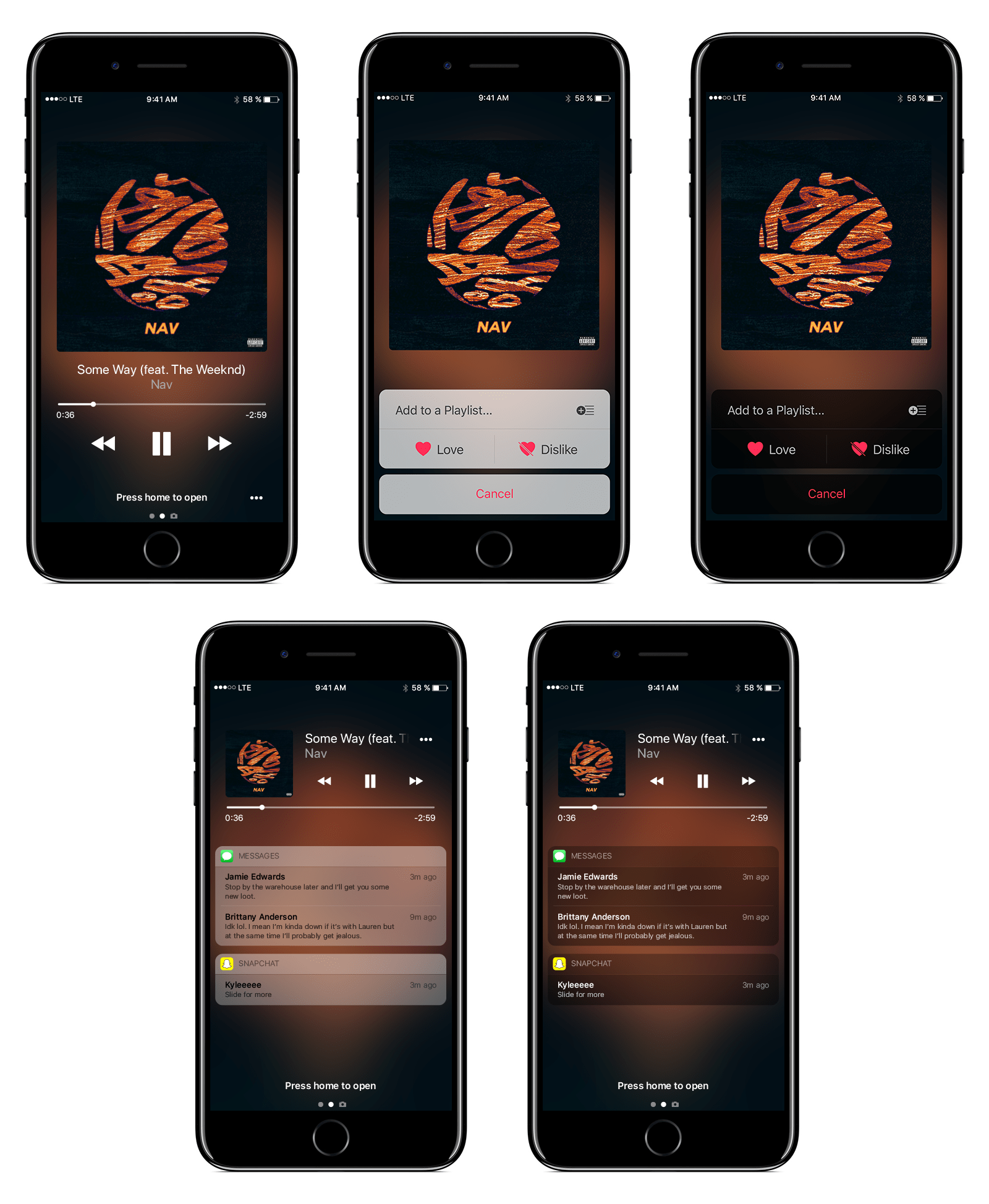 [Request] Another Lockscreen Player Concept... r/jailbreak