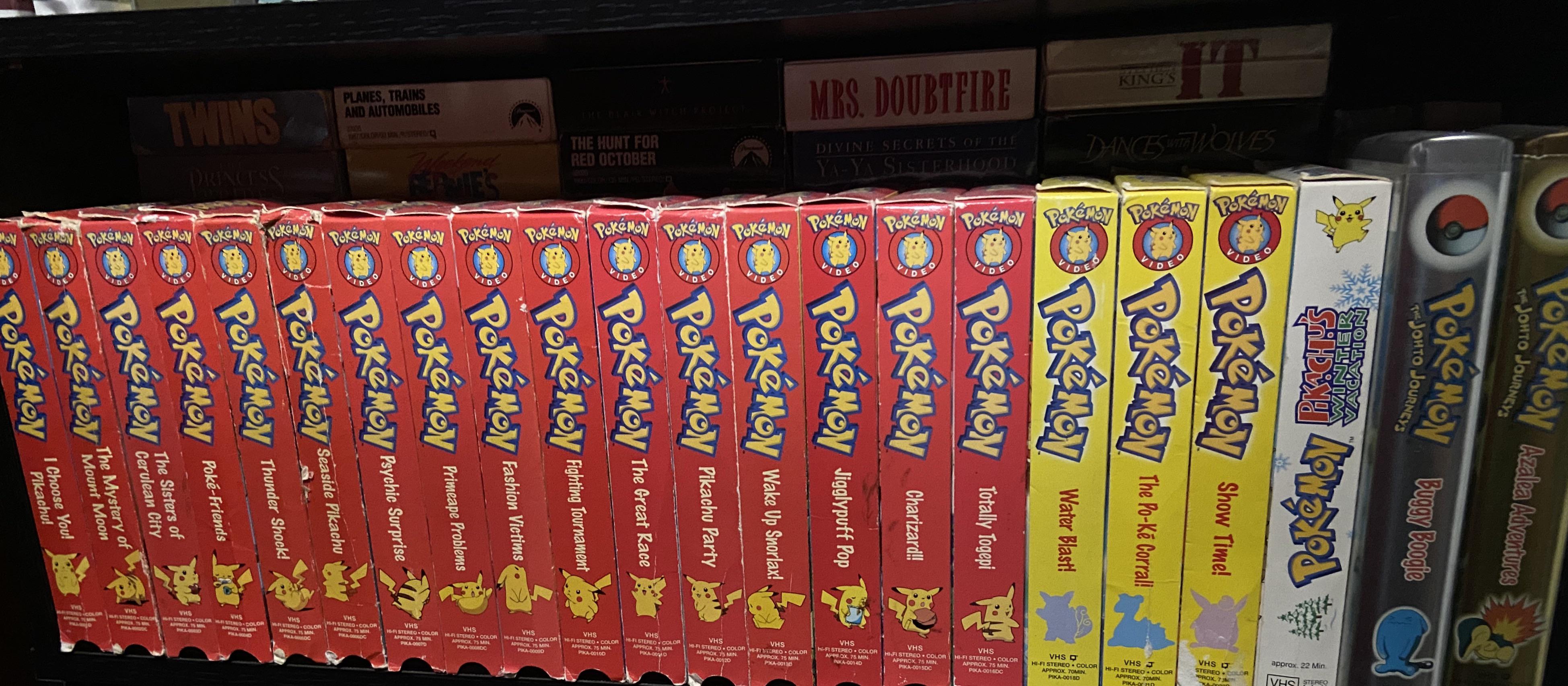 Current Pokémon vhs collection. Minus the movies r/VHS