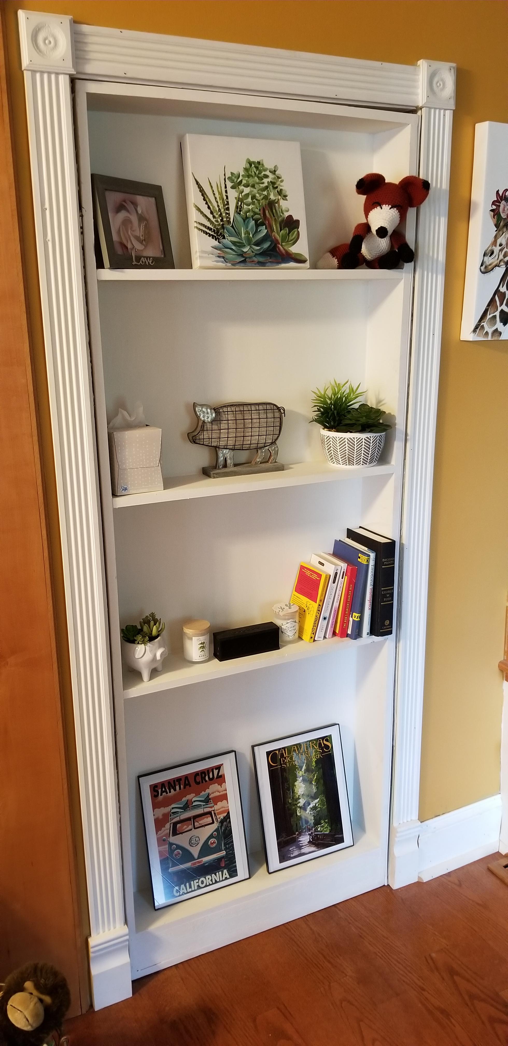 How To Install Doors On A Bookshelf Hidden Bookshelf Door woodworking