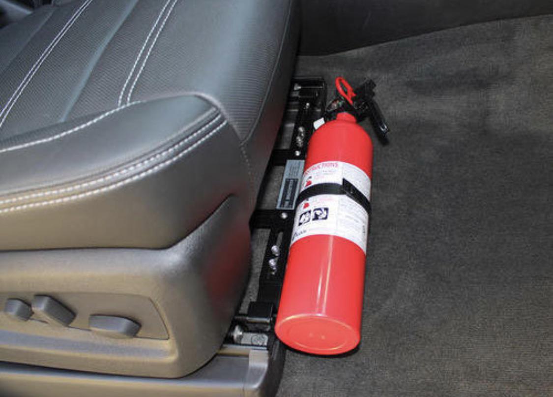 Crew Cab truck owners, where did you mount your fire extinguisher, I’m