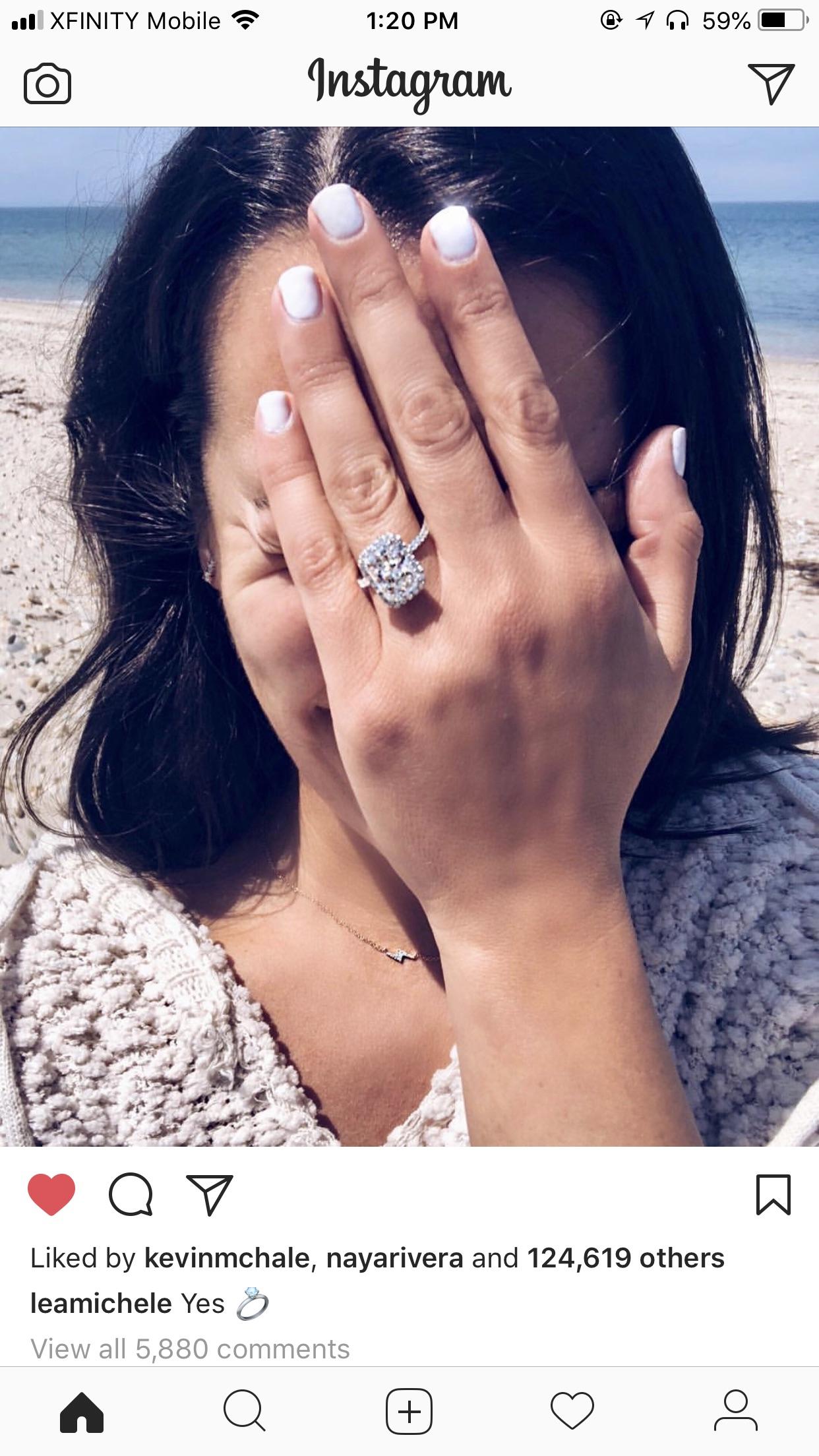 Our girl is ENGAGED! r/glee